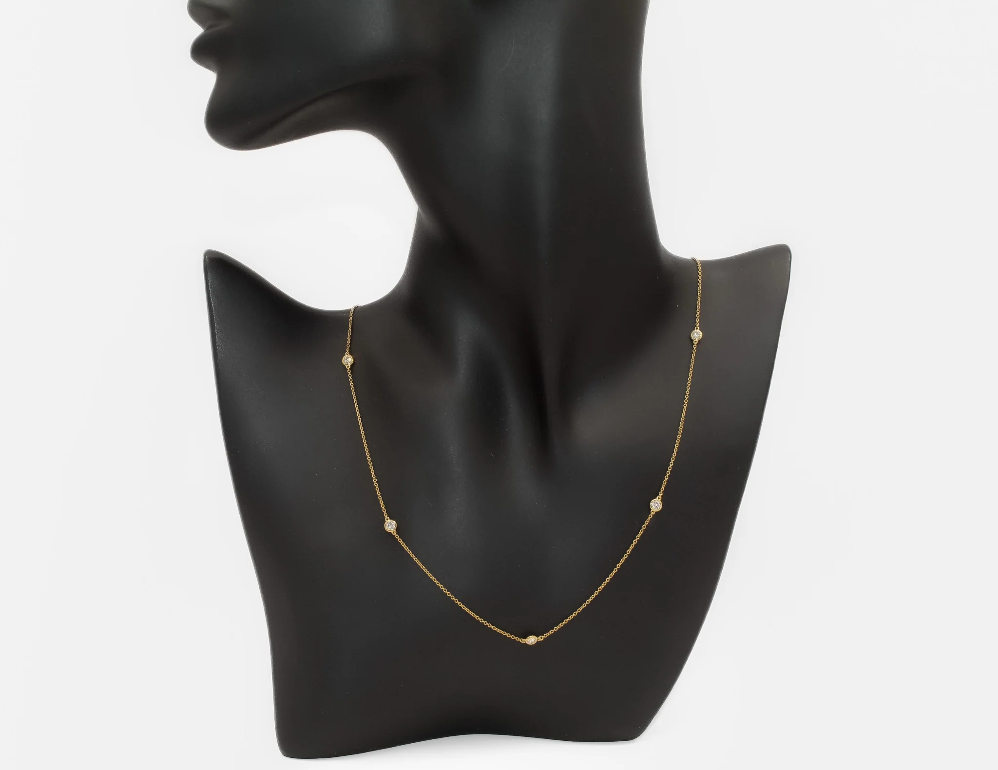14K Gold Diamond Chain - Image 3