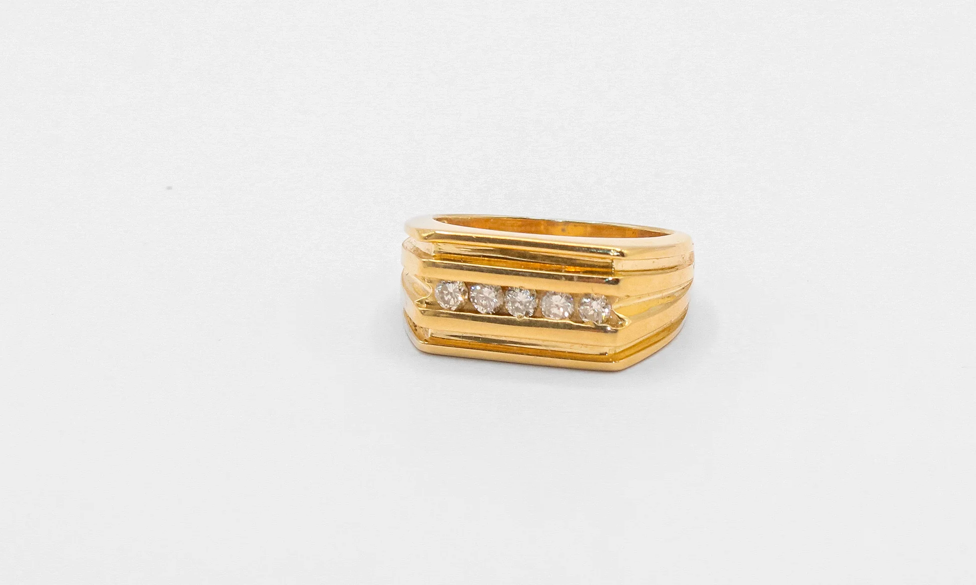 10K Gold Men’s Diamond Ring