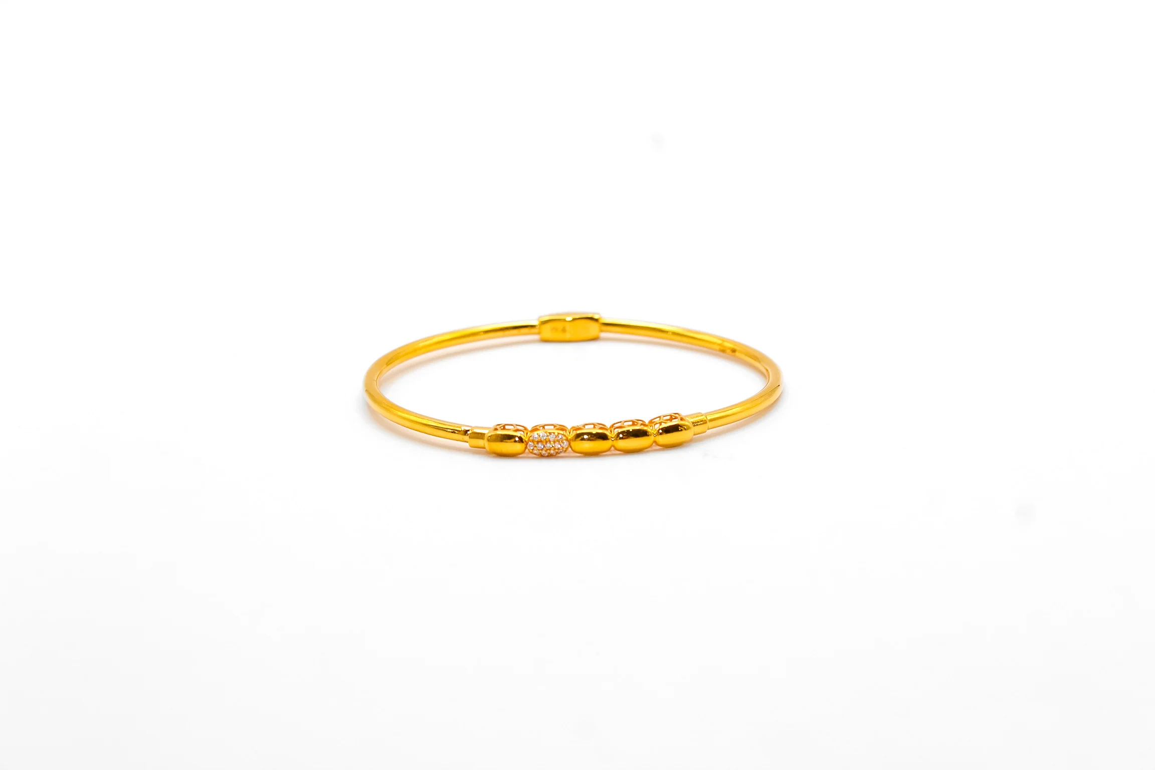 21K Gold Kids Bead Bracelet