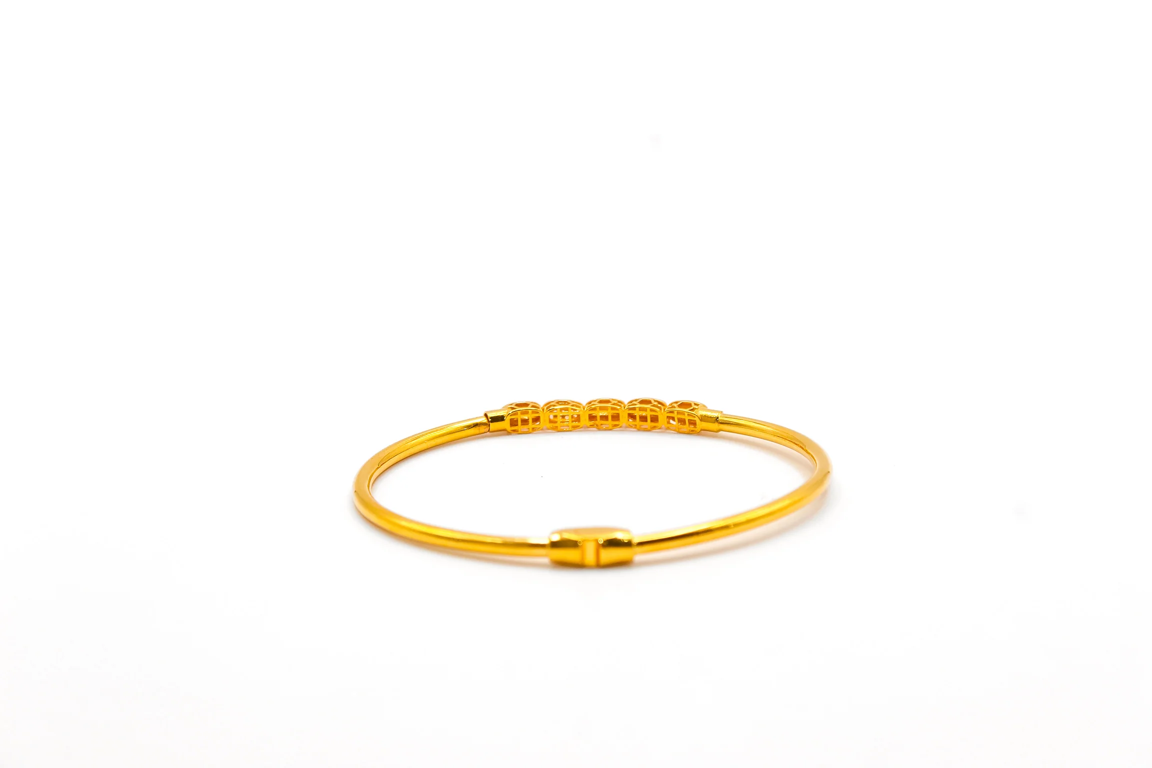 21K Gold Kids Bead Bracelet - Image 2