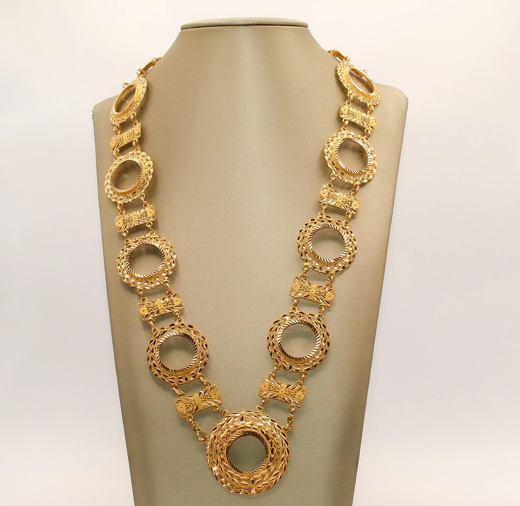 21K Gold 11 Coin Kladah Necklace