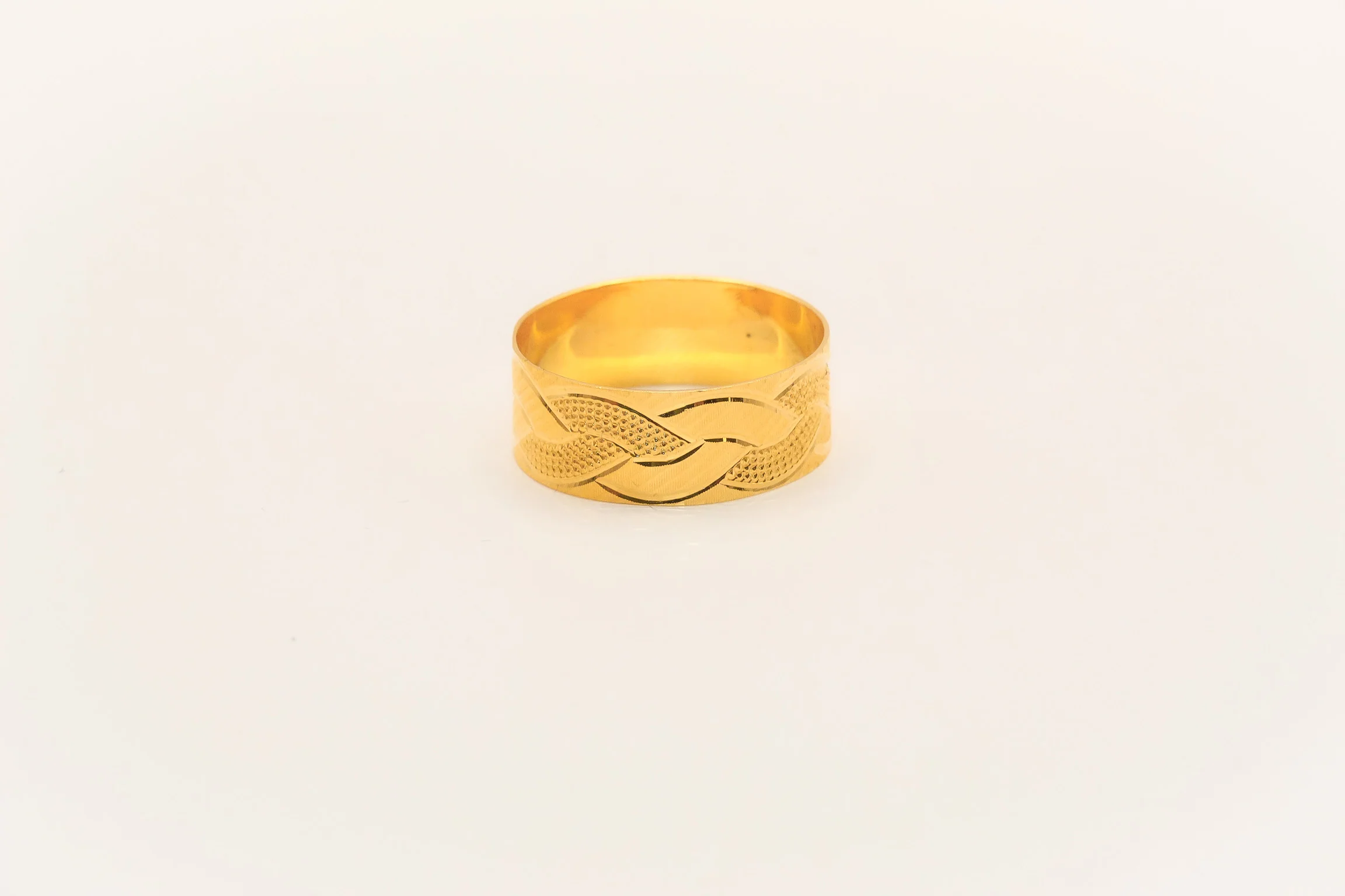 21K Gold Braid Design Band
