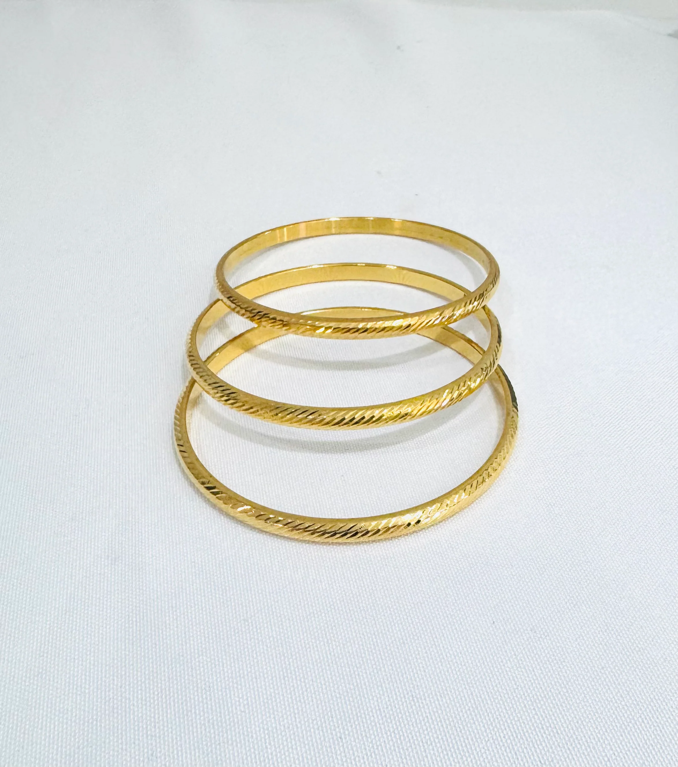 21K Gold Bangles - Image 3