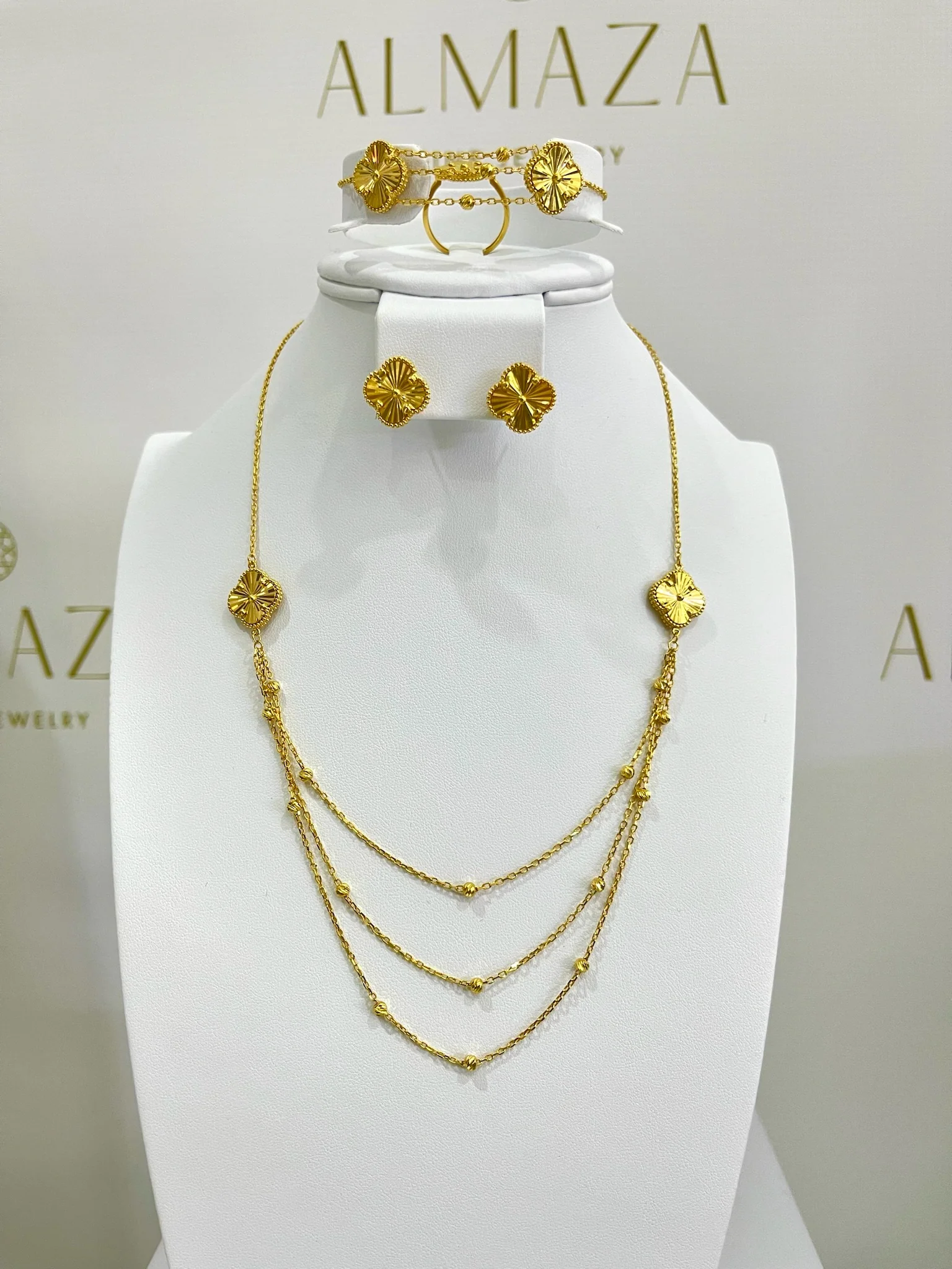 21K Gold 3 Layer Set - Image 2