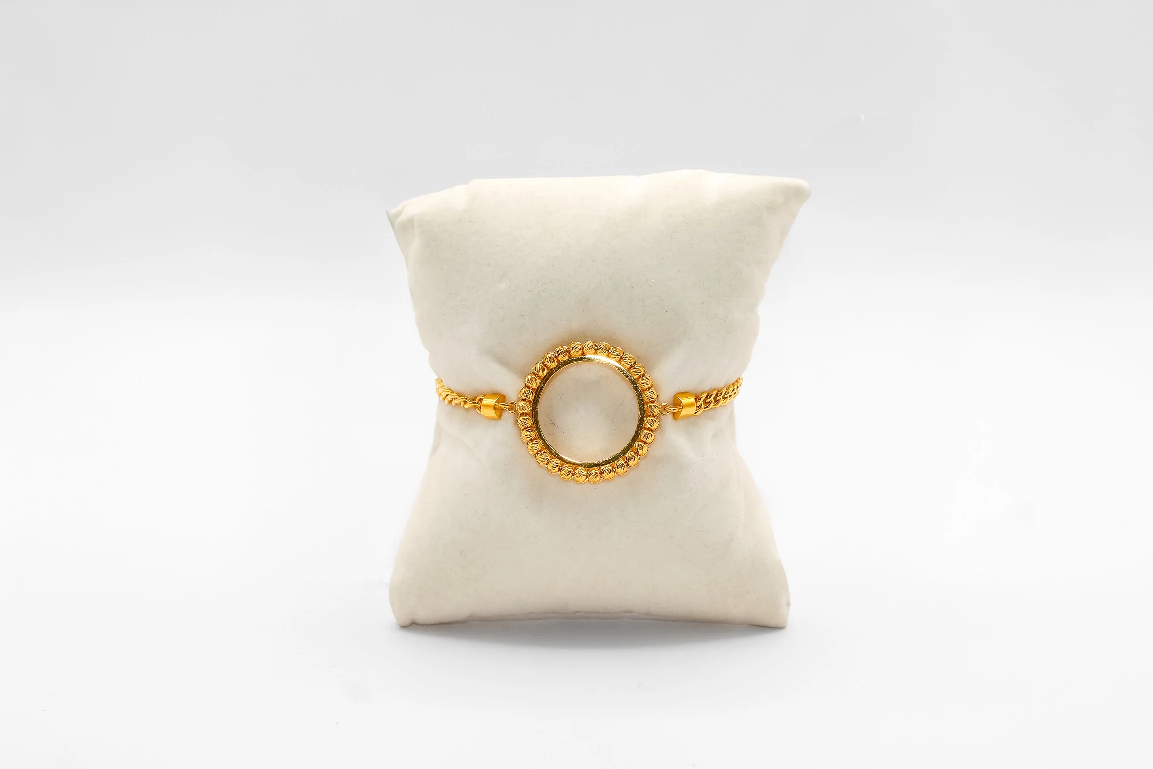 21K Gold Coin Bracelet