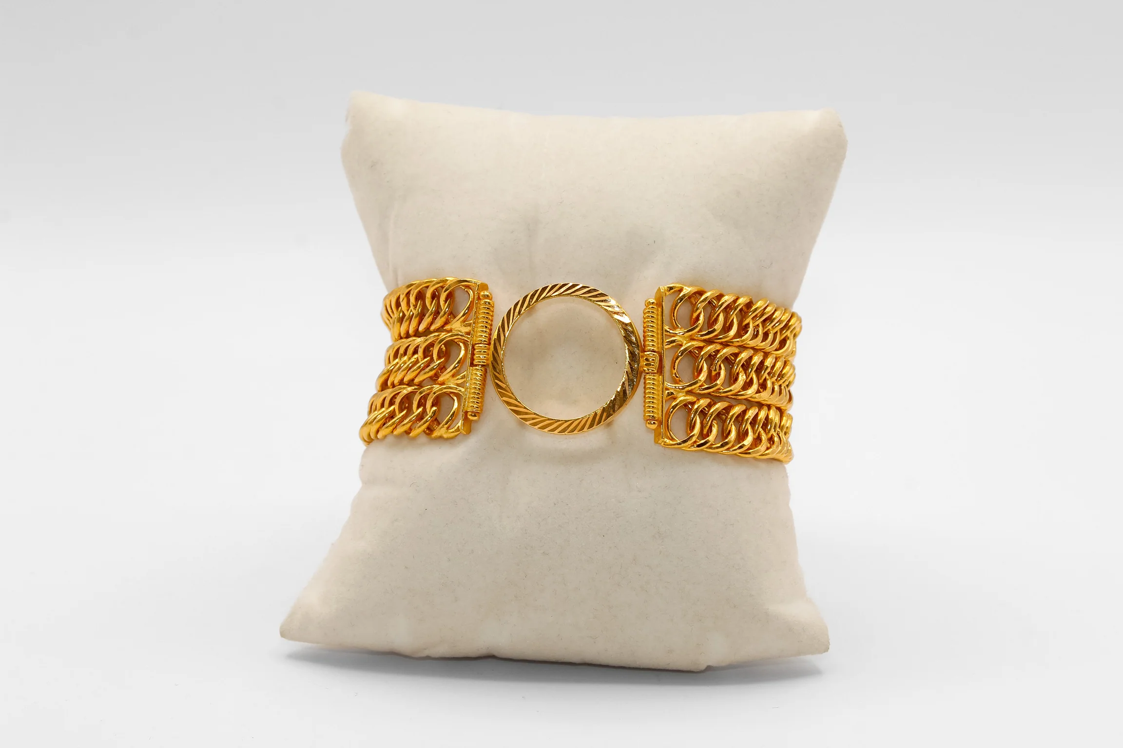21K Gold Coin Bracelet