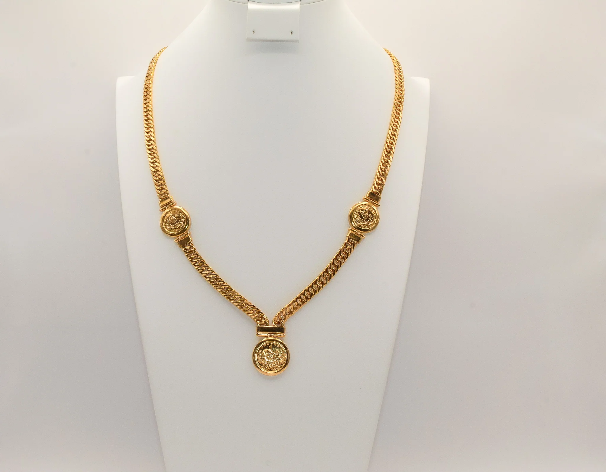 21K Gold Coin Necklace