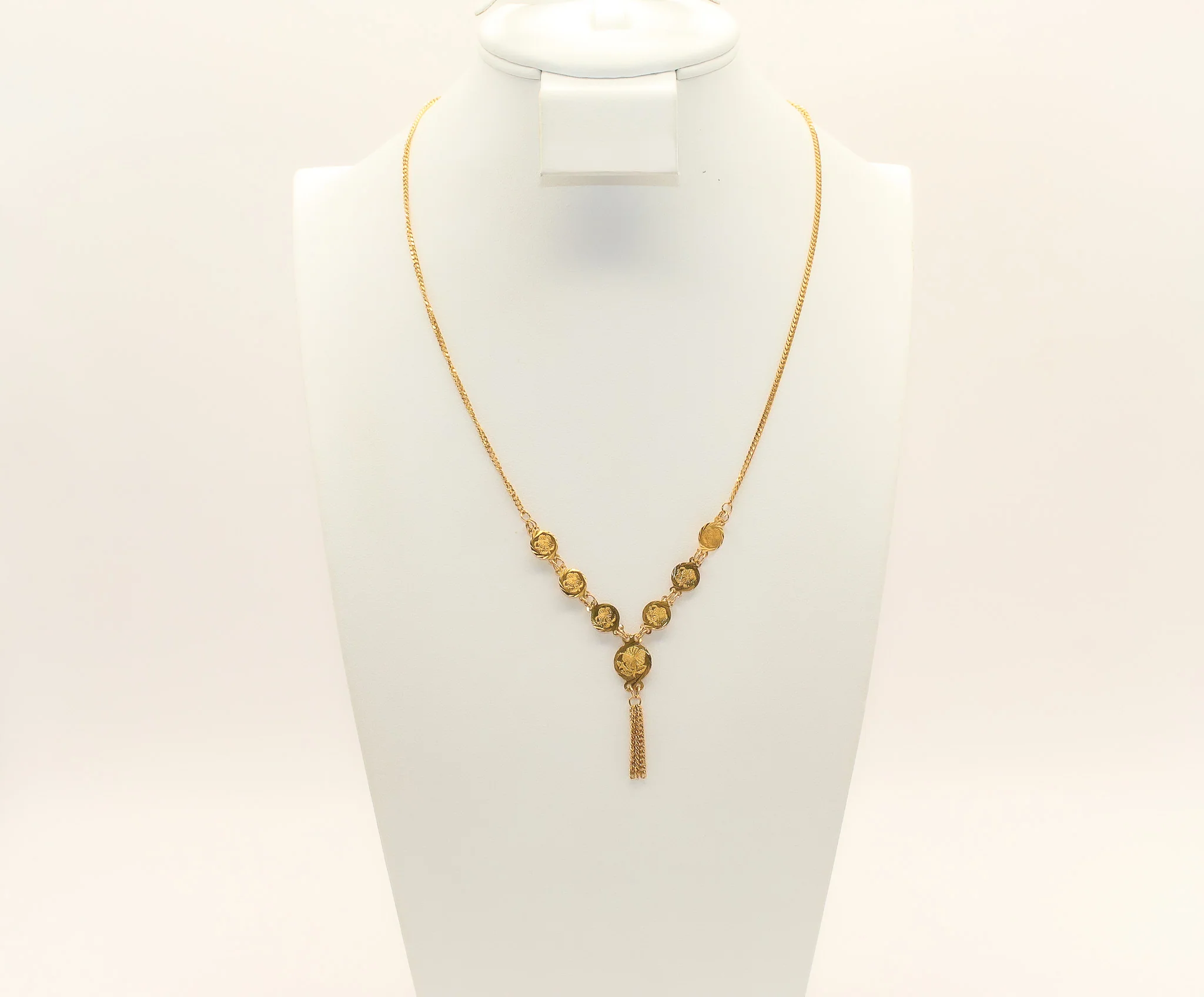 21K Gold Coin Necklace