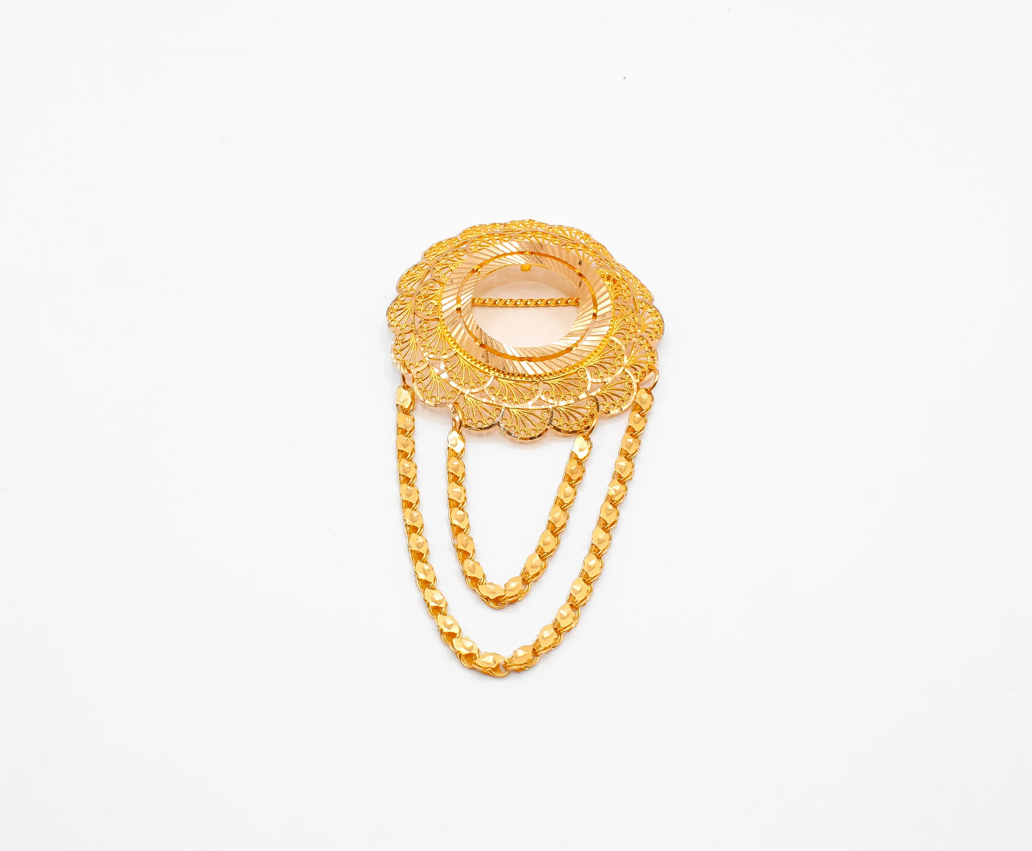 21K Gold Coin Pin