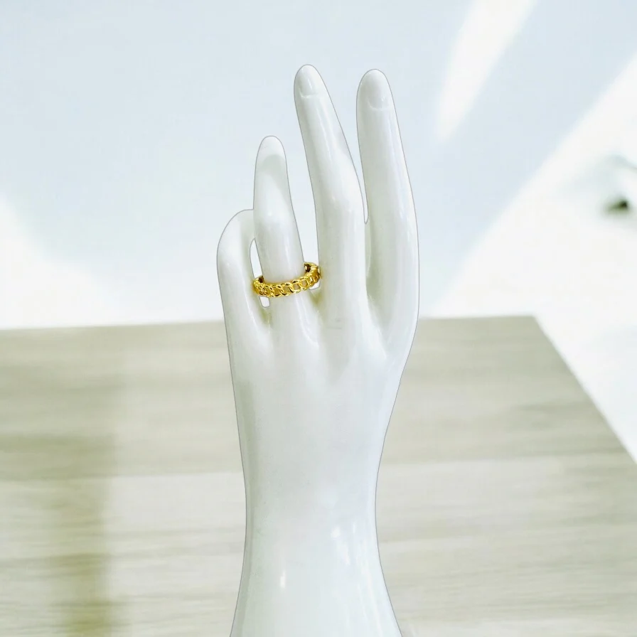 21K Gold Cuban Band
