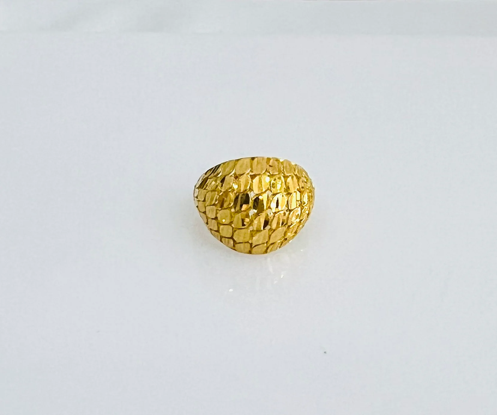 21K Gold Dome Ring