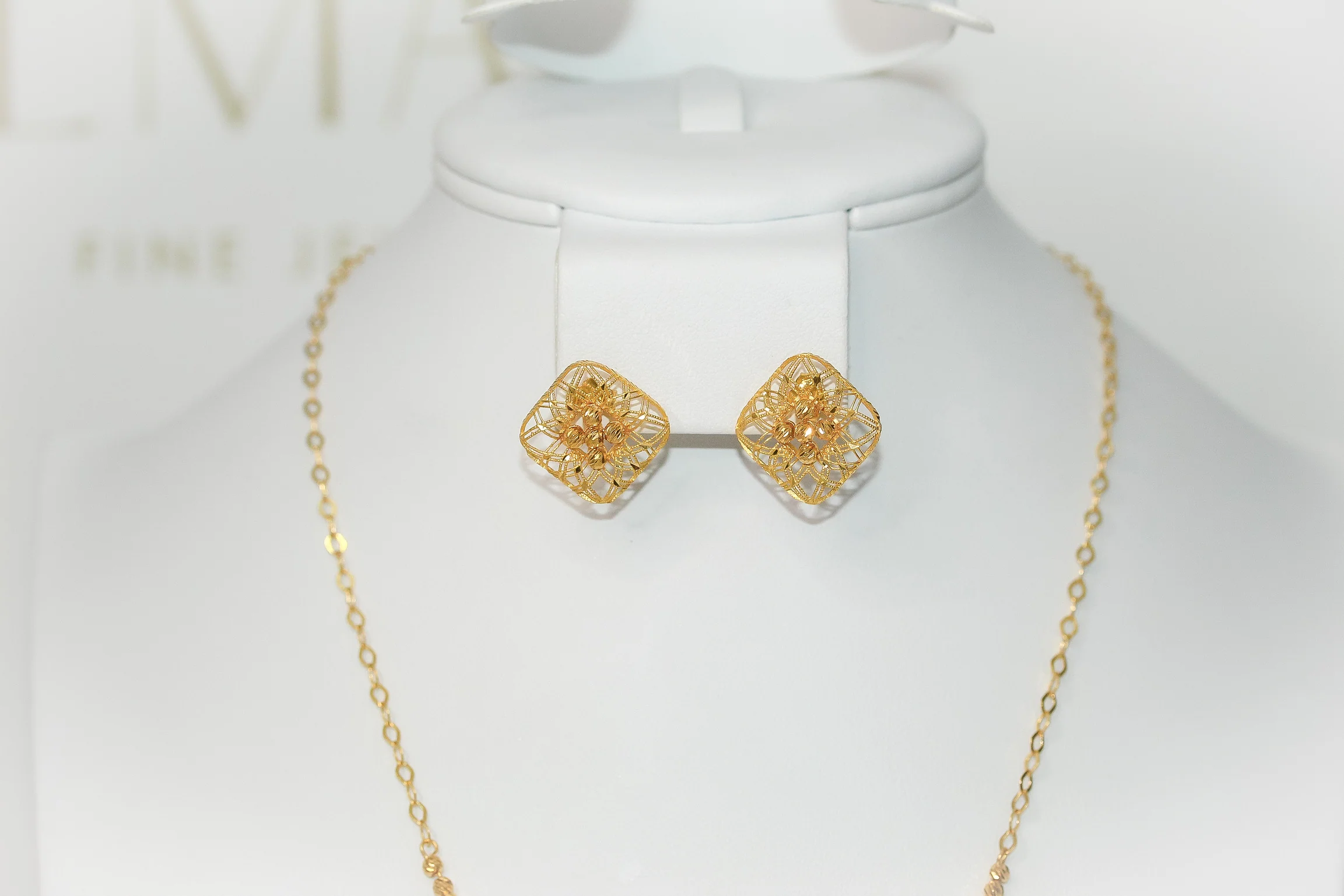 21K Gold Fancy Half Set - Image 2