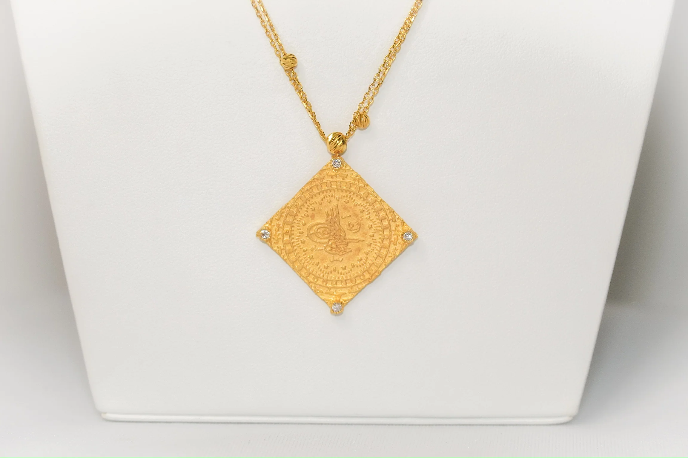 21K Gold Fancy Turkish Necklace