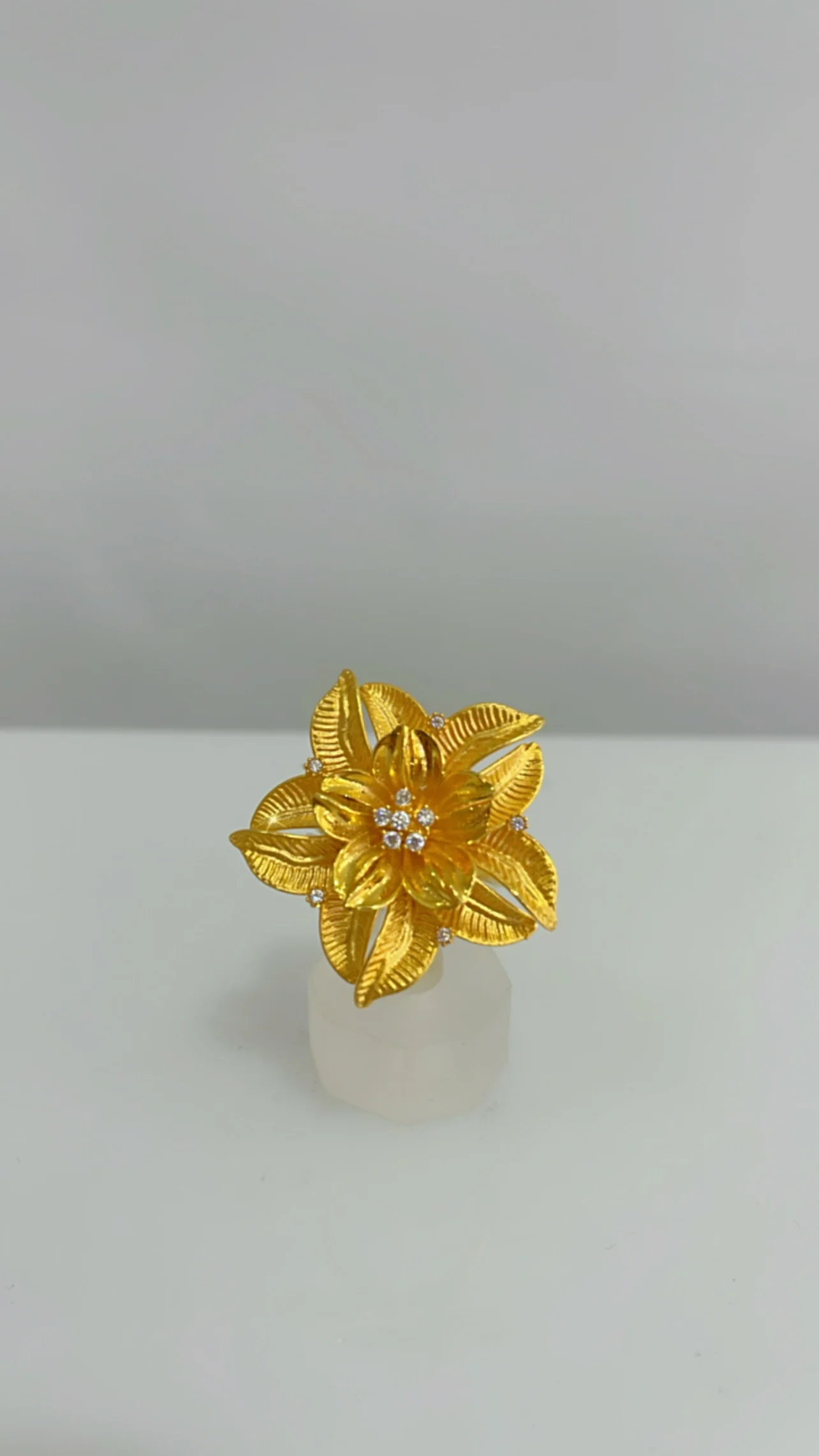 21K Gold Flower Ring