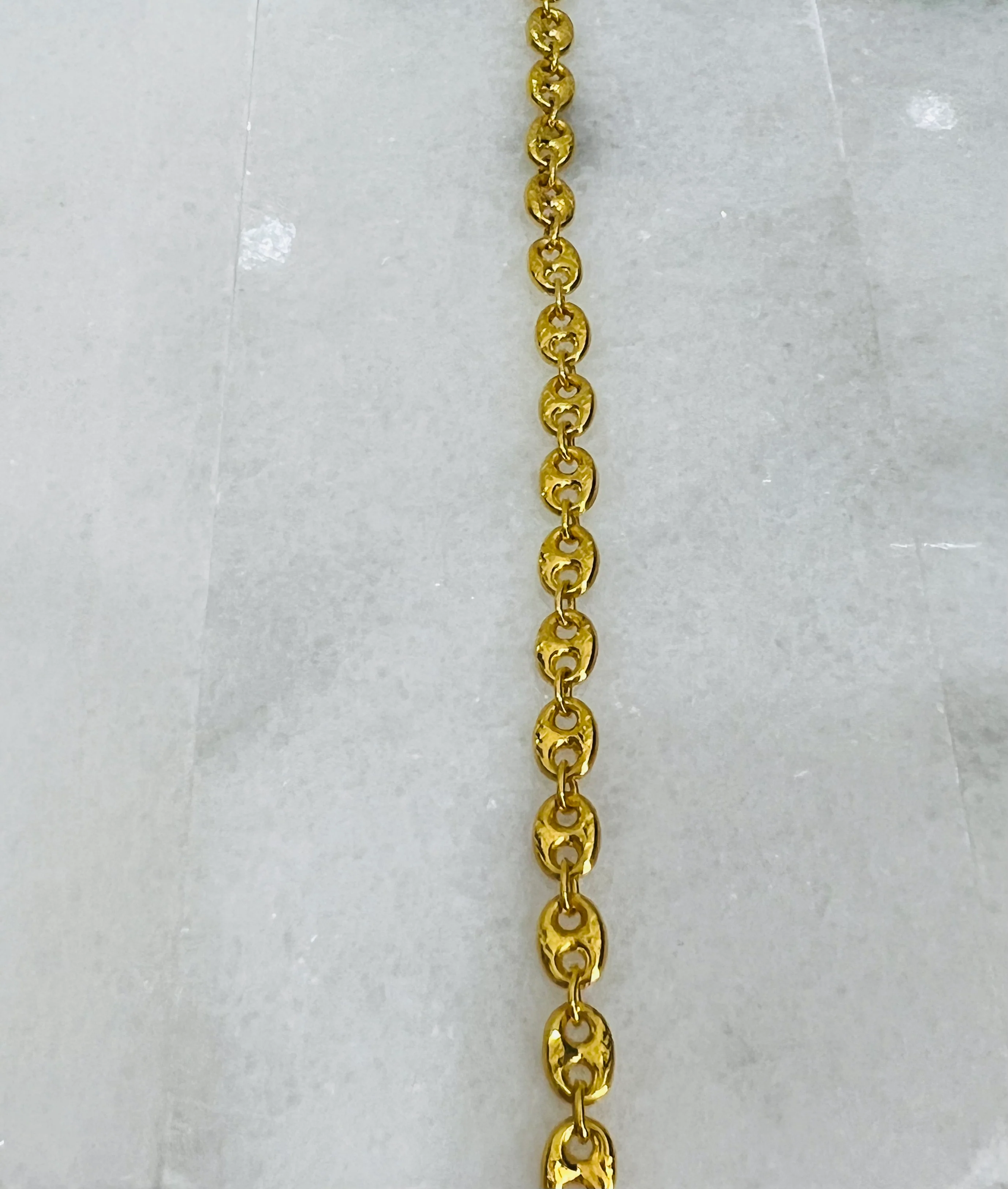 21K Gold Link Bracelet - Image 2