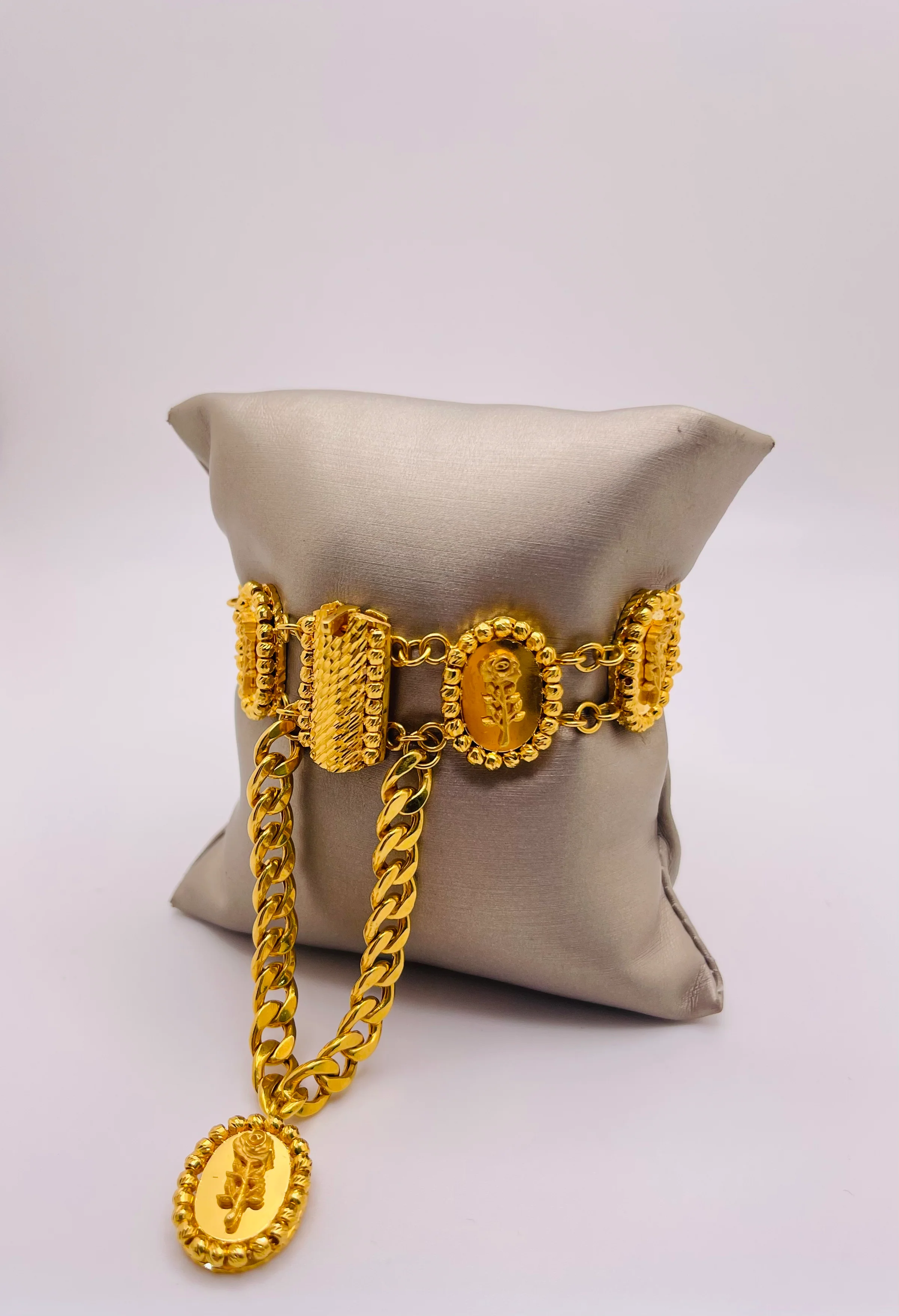 21K Gold Himo Rose Bracelet - Image 2