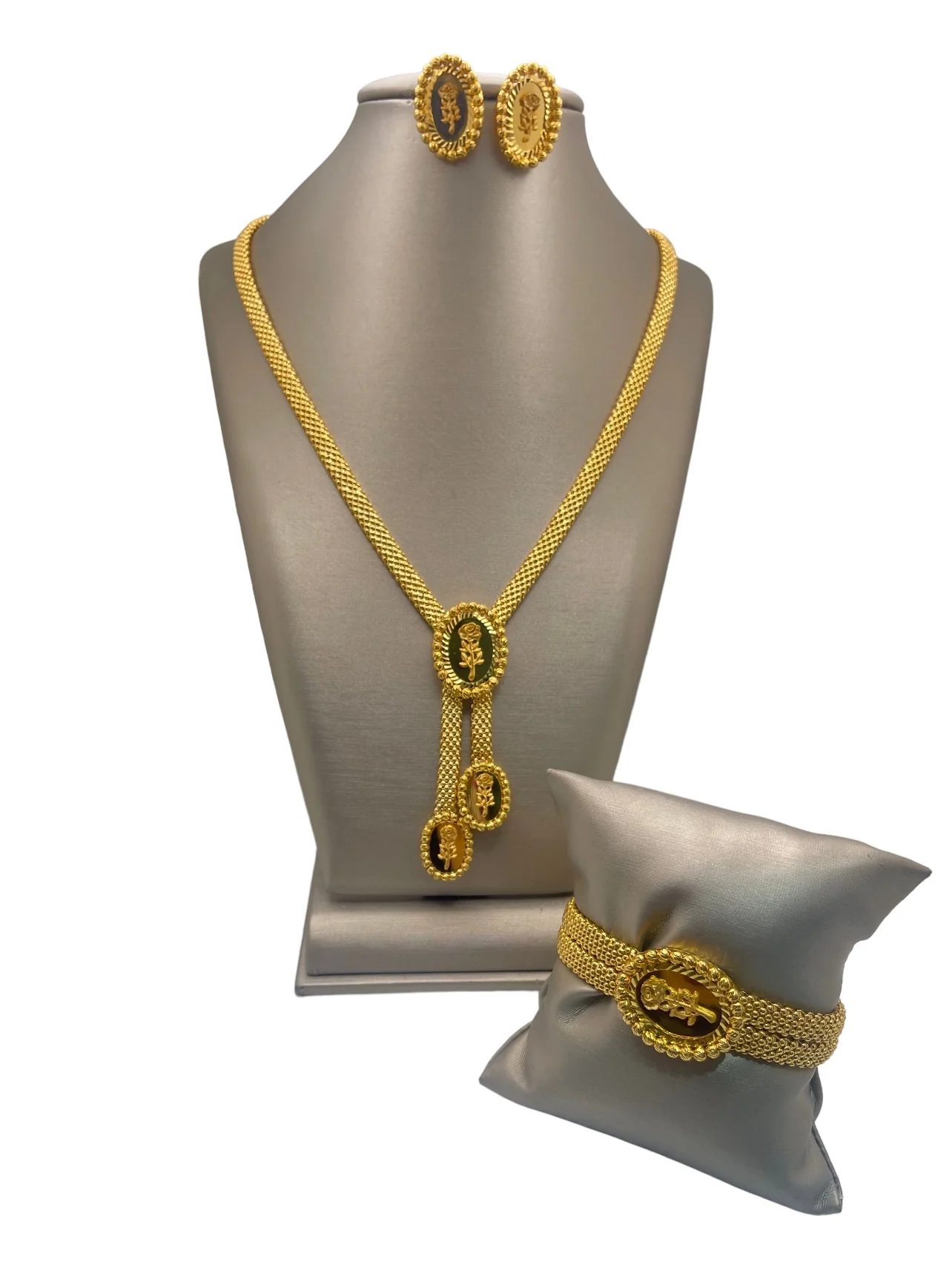 21K Gold Himo Rose Set - Image 2