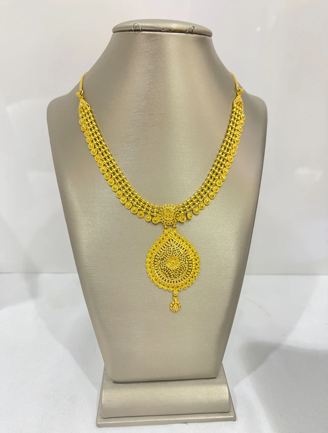 21K Gold Indian Style Half Set