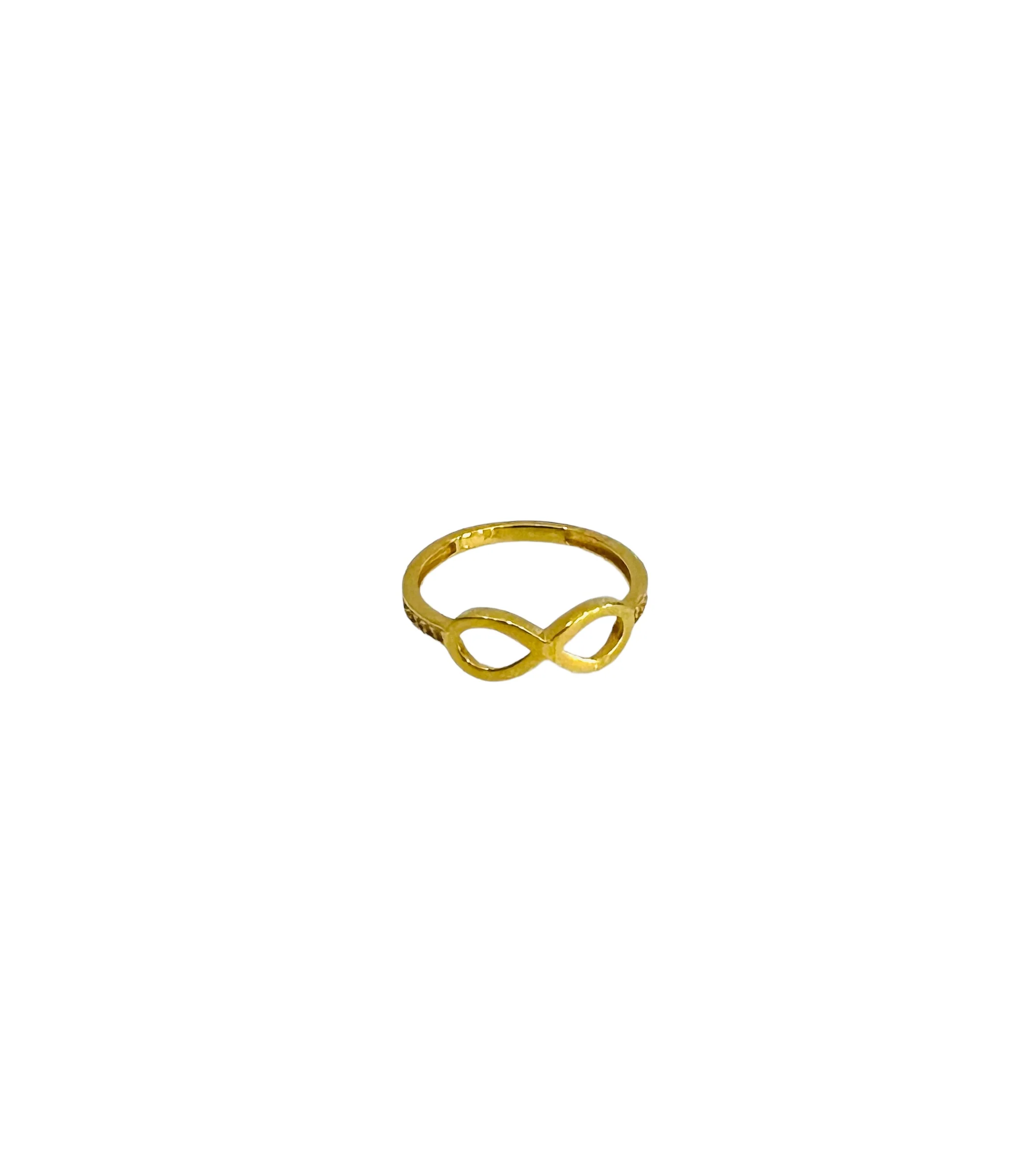 21K Gold Infinity Ring - Image 2