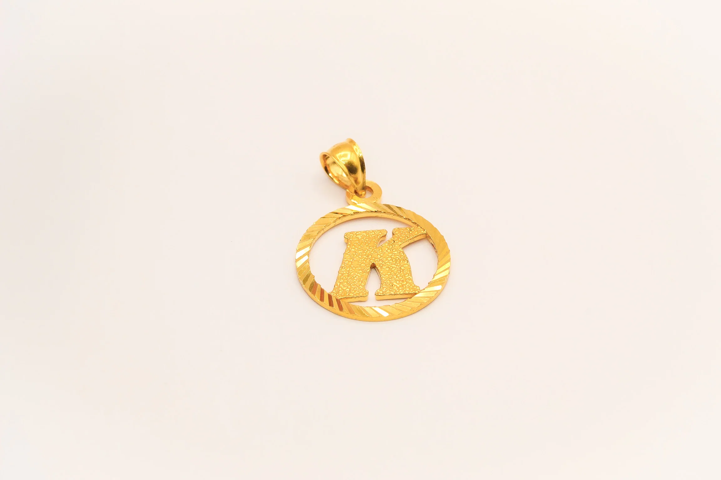 21K Gold Initial Pendants - Image 4