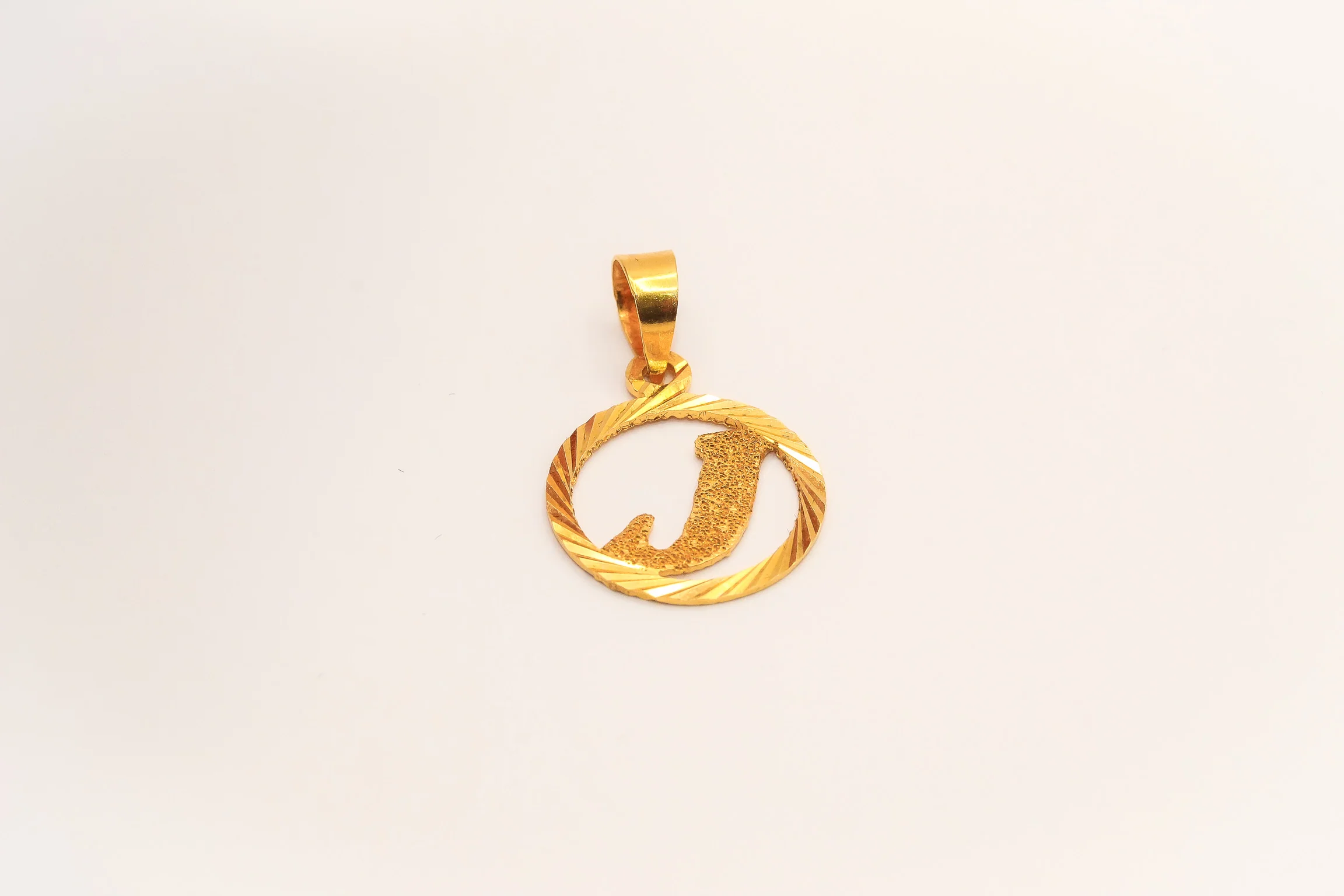 21K Gold Initial Pendants - Image 6