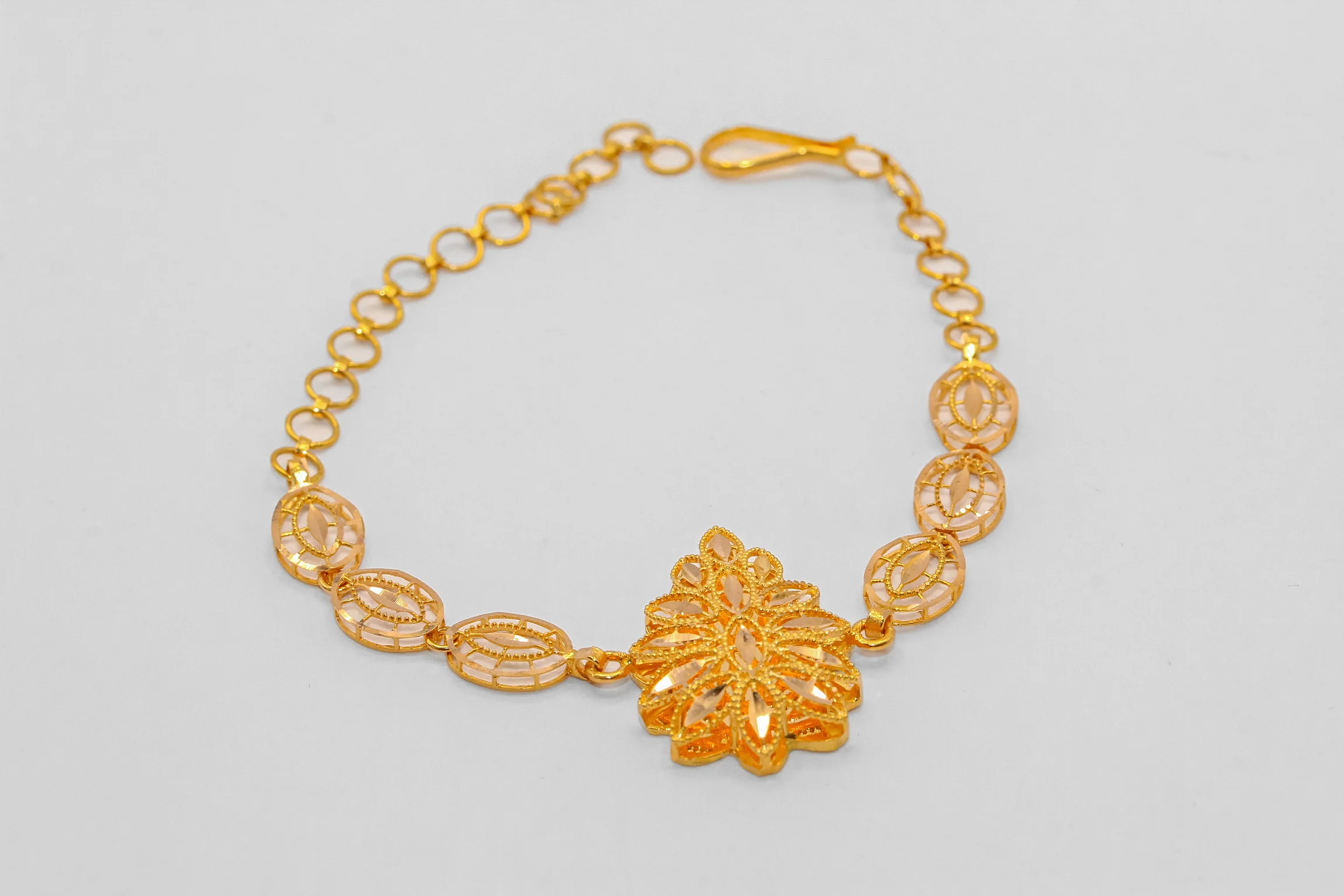 21K Gold Khaliji Bracelet