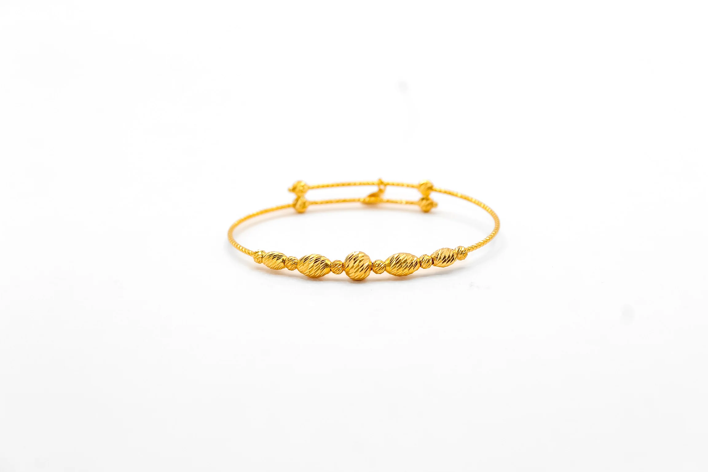 21K Gold Kids Bead Bracelet