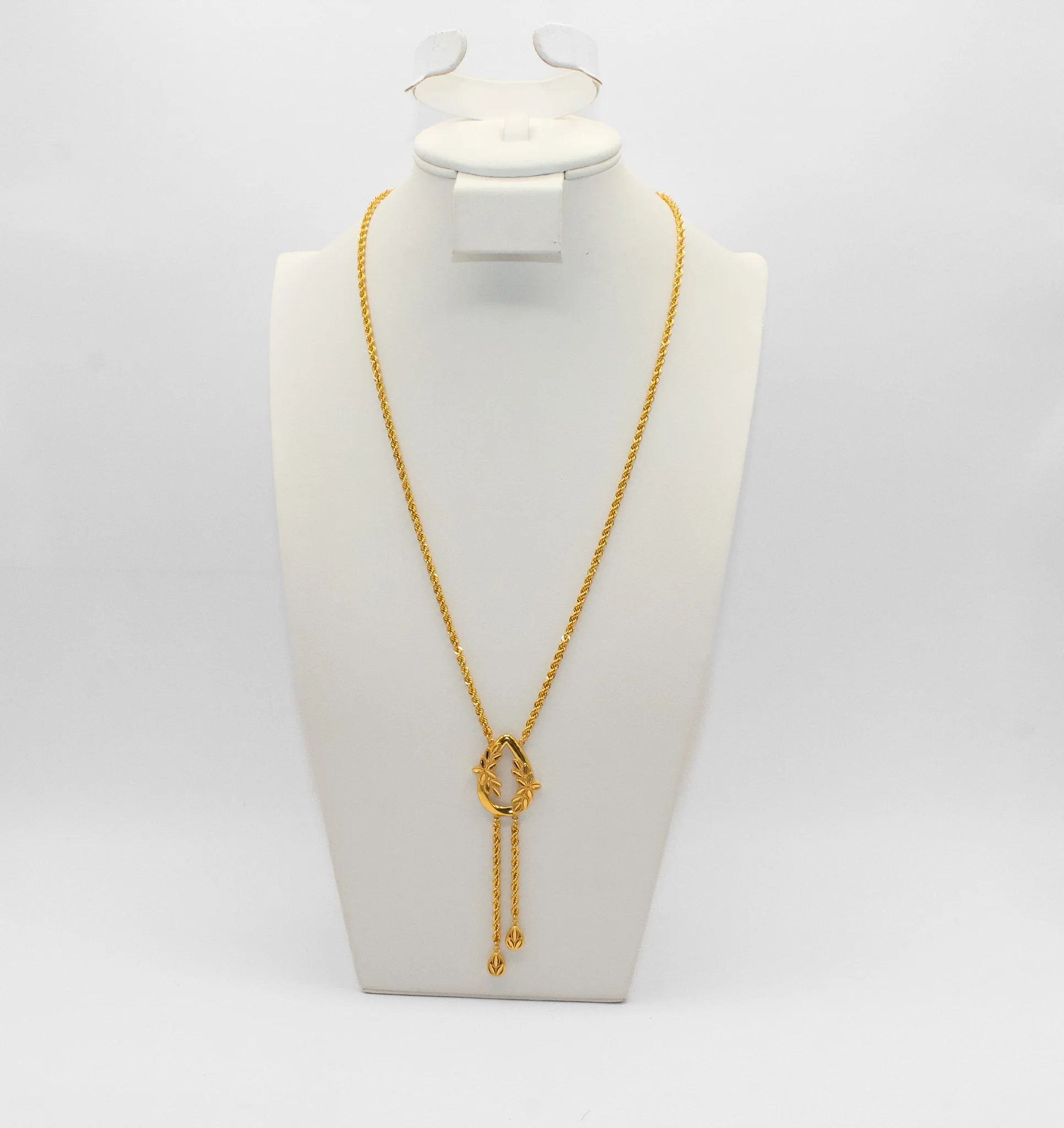 21K Gold Leaf Necklace
