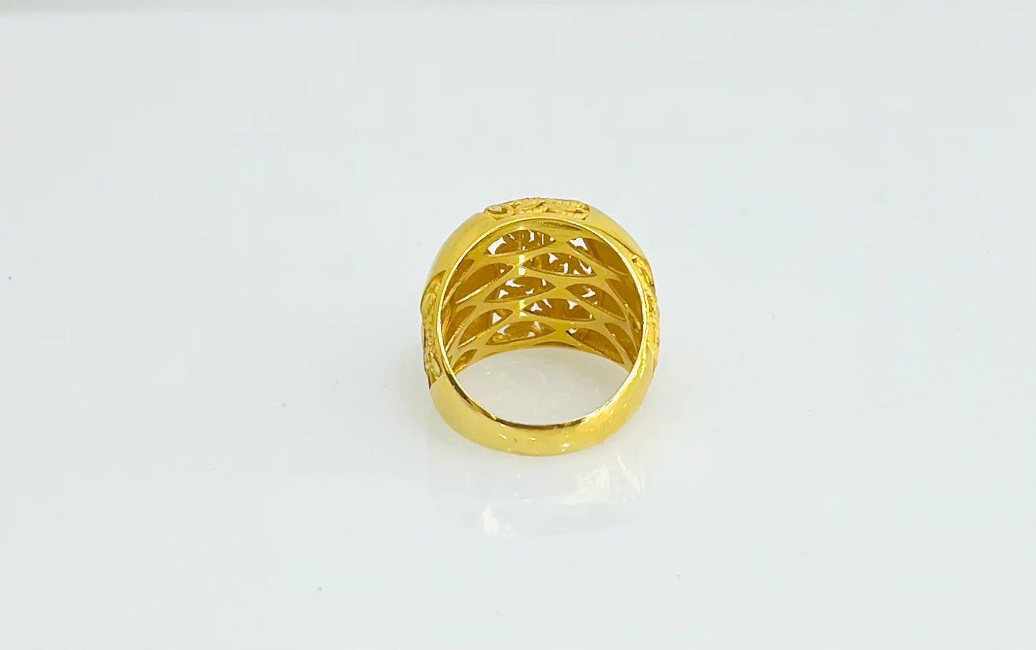 21K Gold Leaf Ring - Image 3