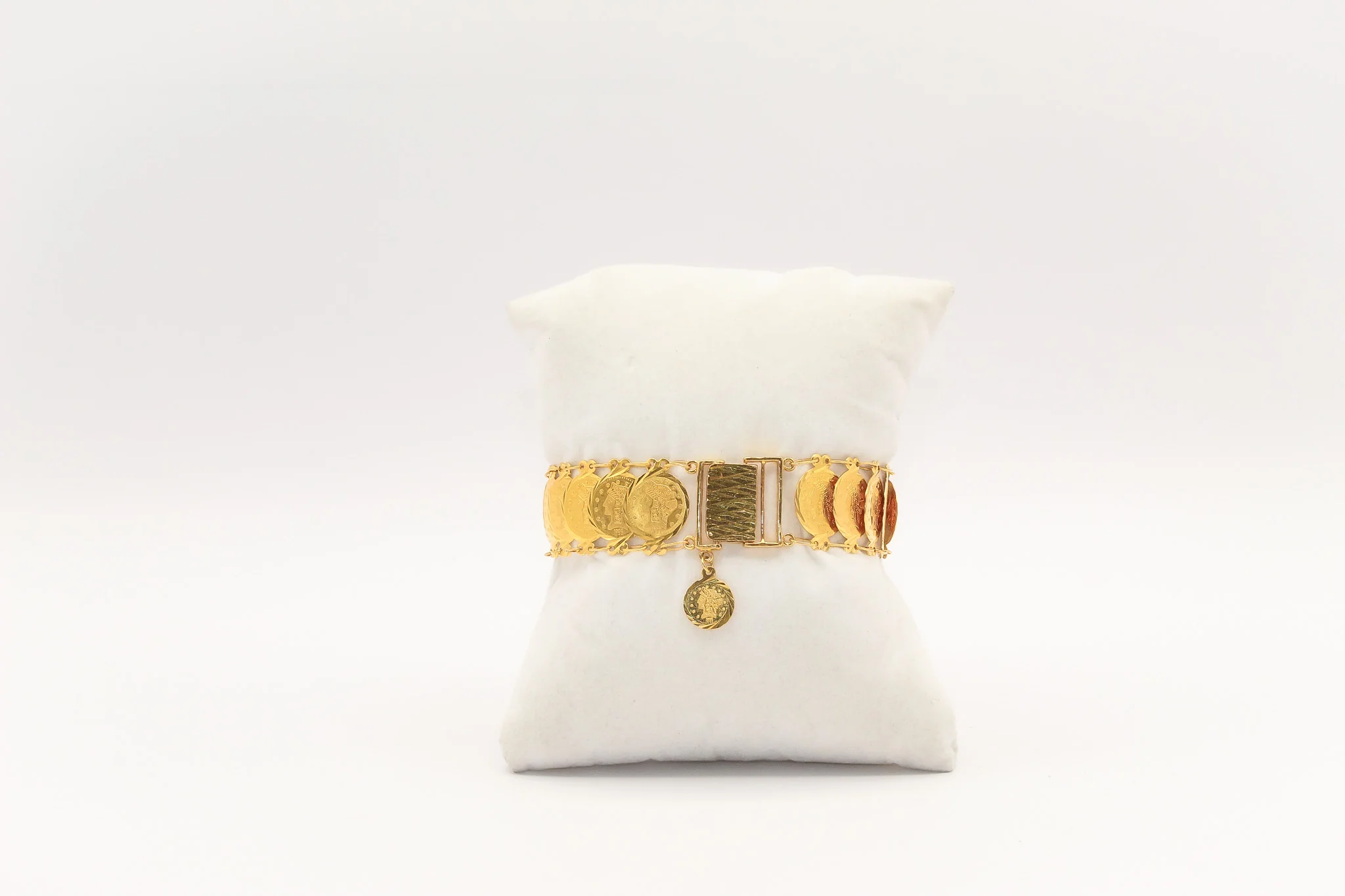 21K Gold Liberty Coin Bracelet - Image 2
