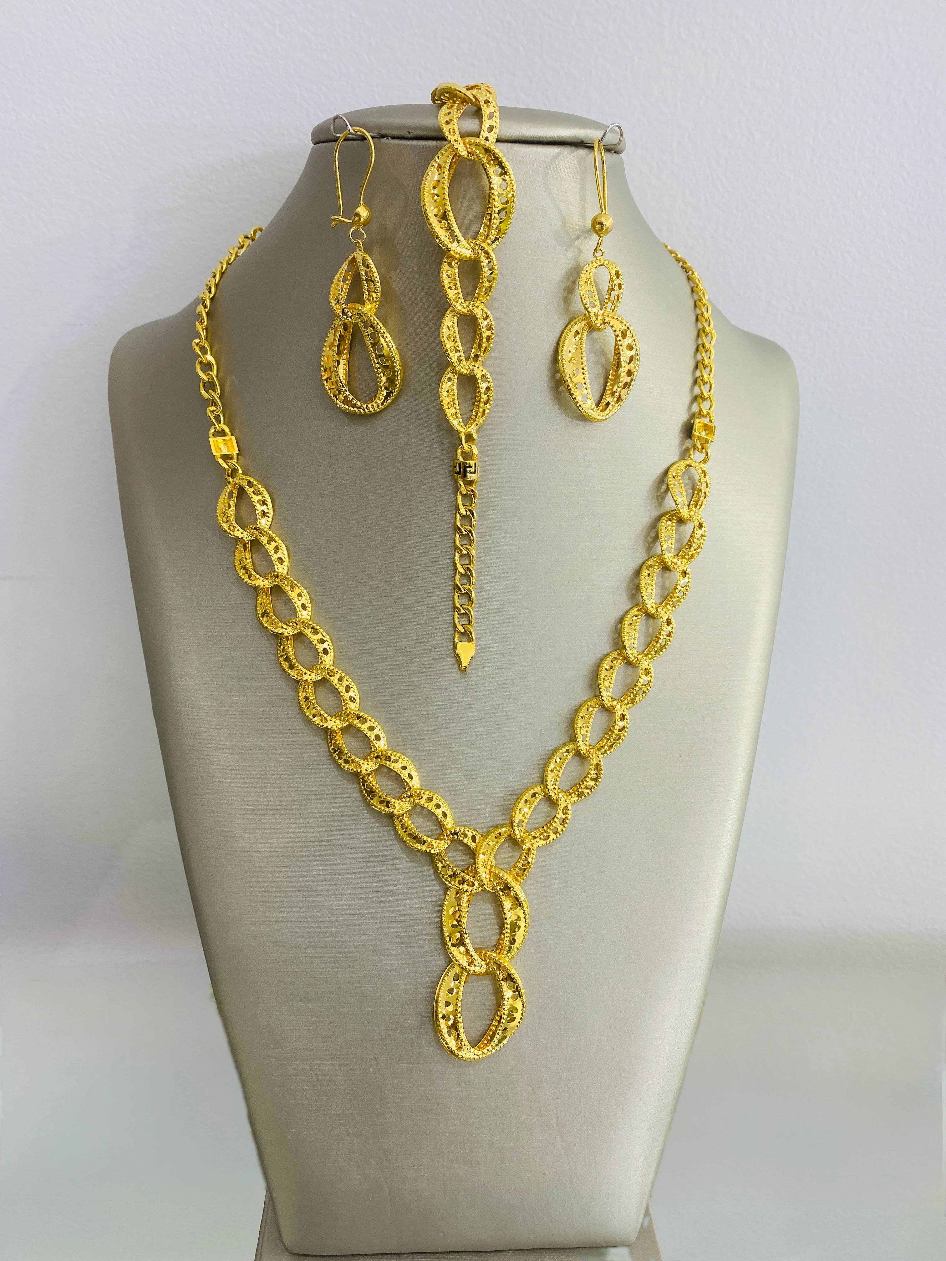 21K Gold Link Set