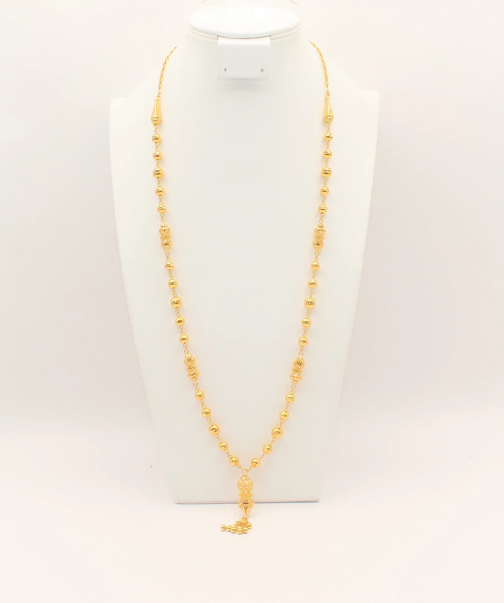 21K Gold Masbaha Necklace