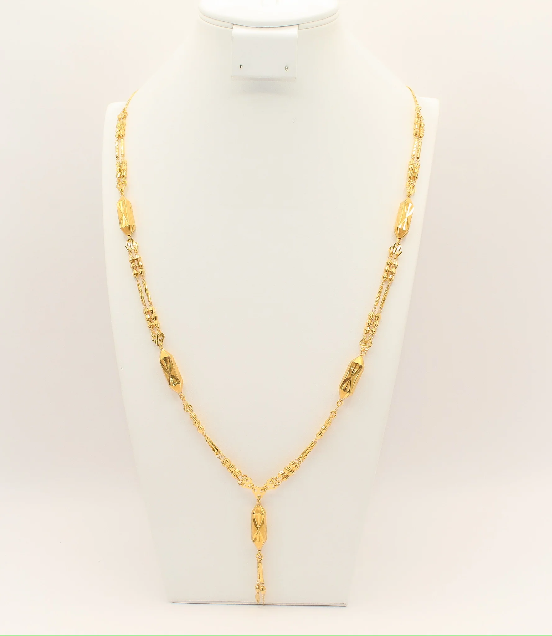 21K Gold Masbaha Necklace