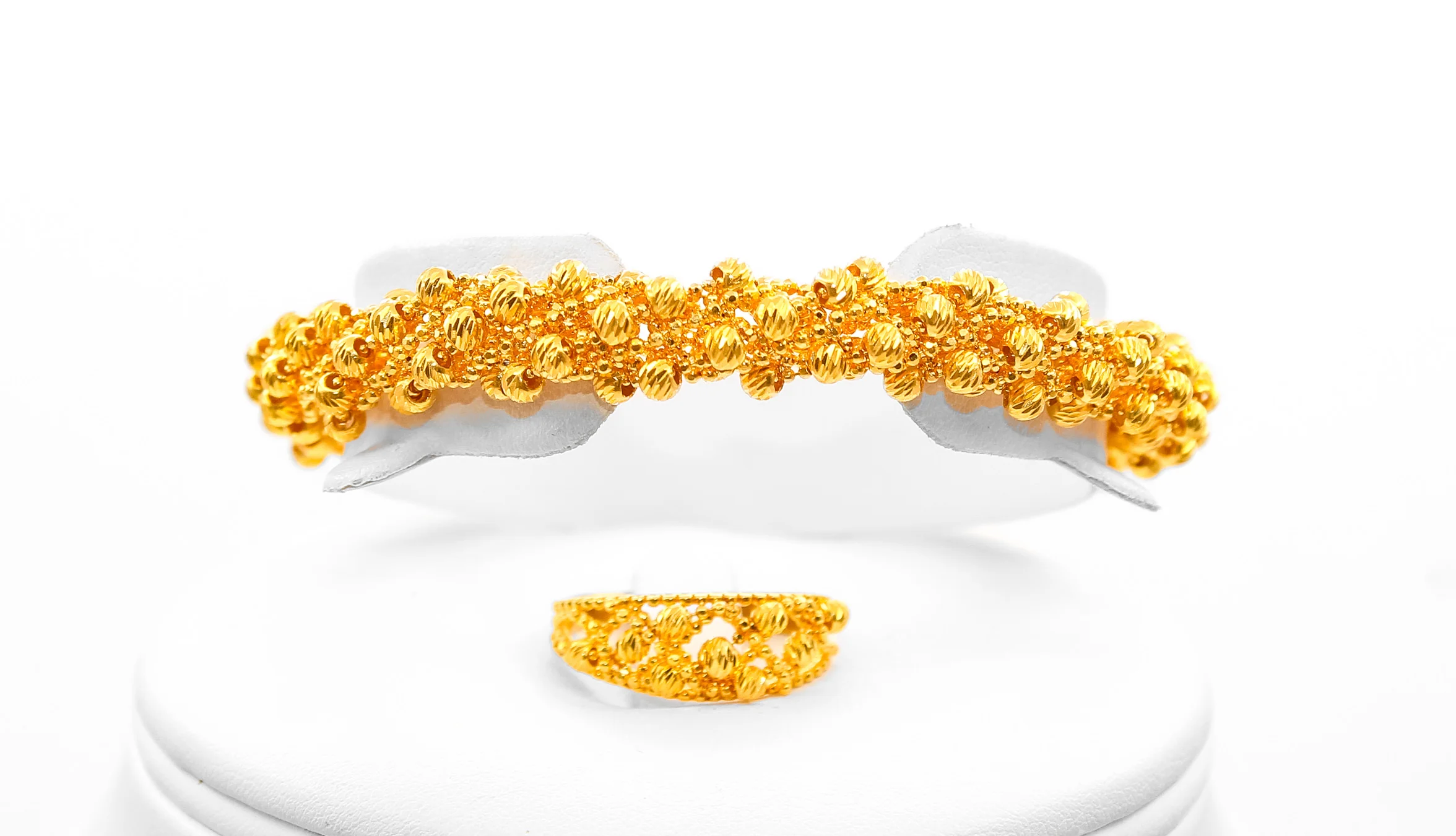 21K Gold Bold Shall Set - Image 4