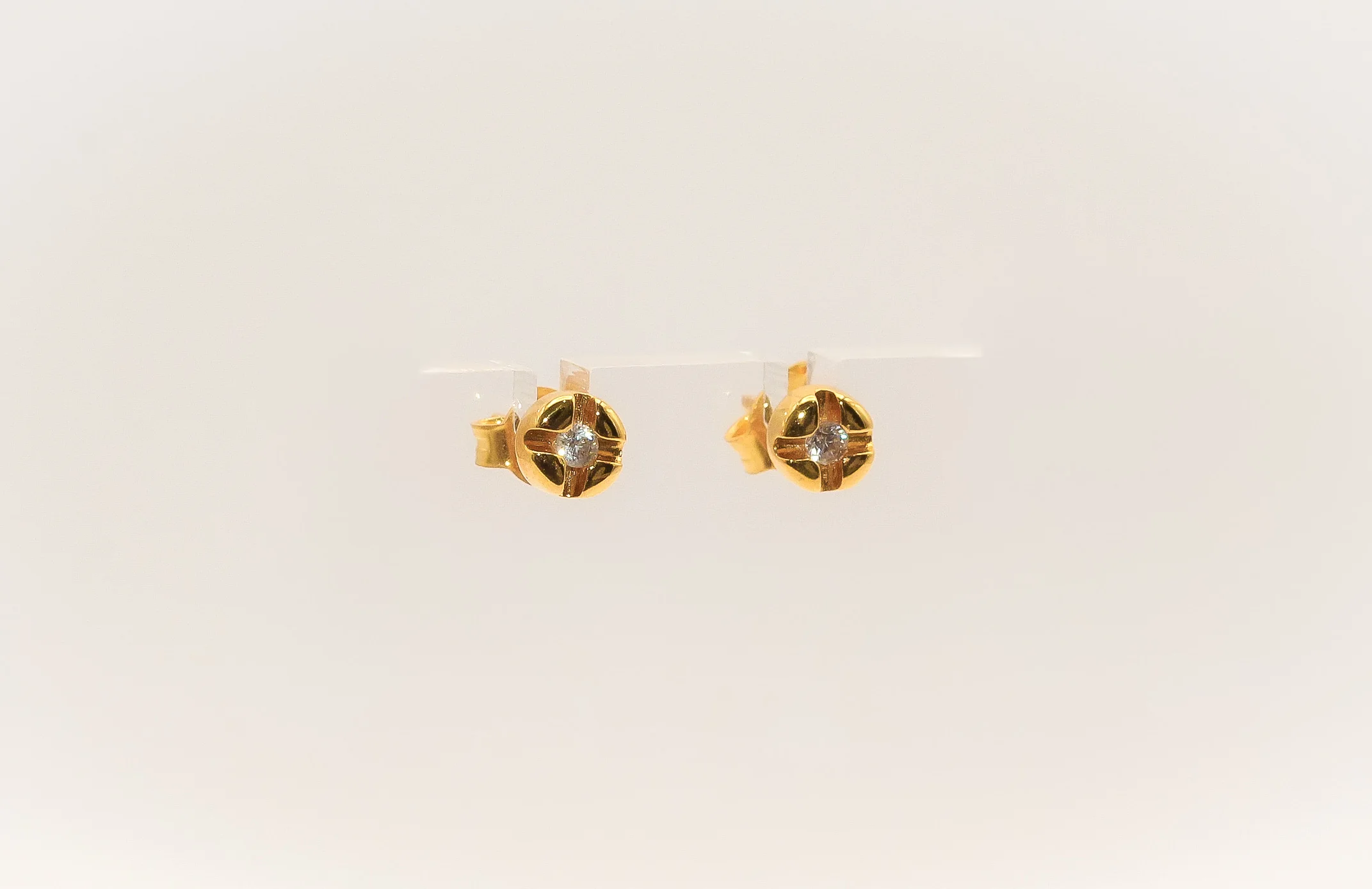 21K Gold Mini Kids Earrings