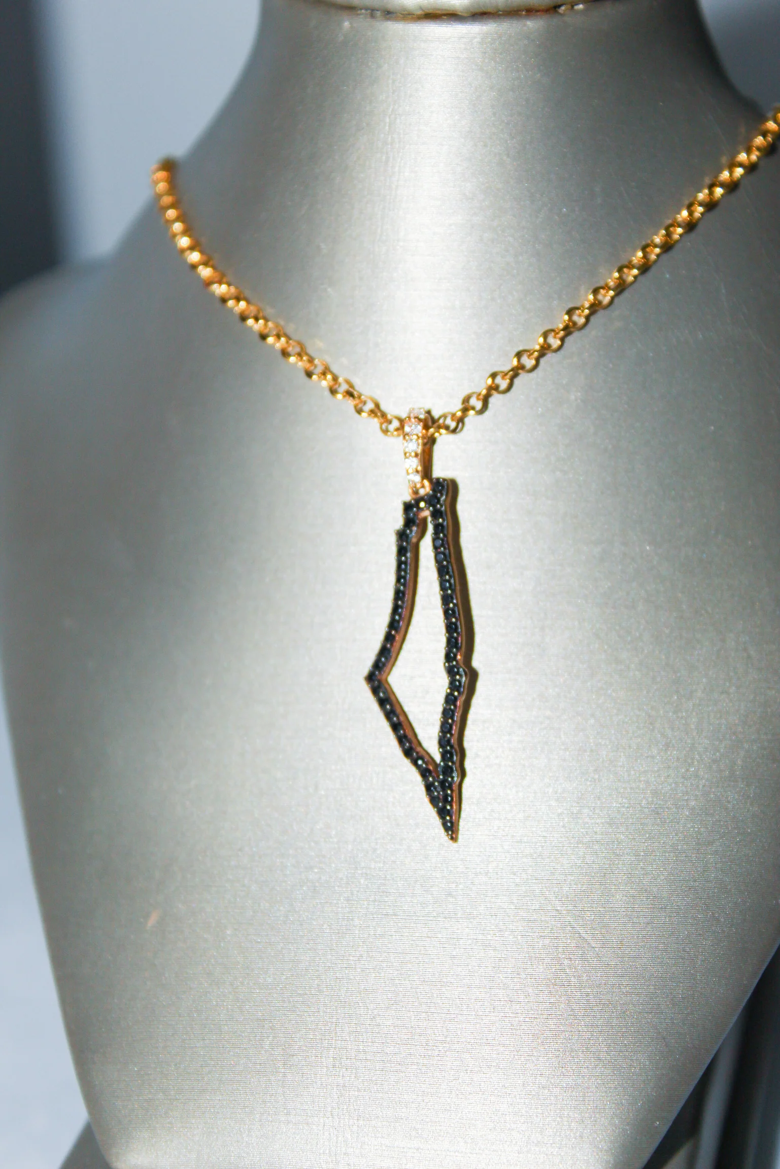 21K Gold Palestine Necklace - Image 2