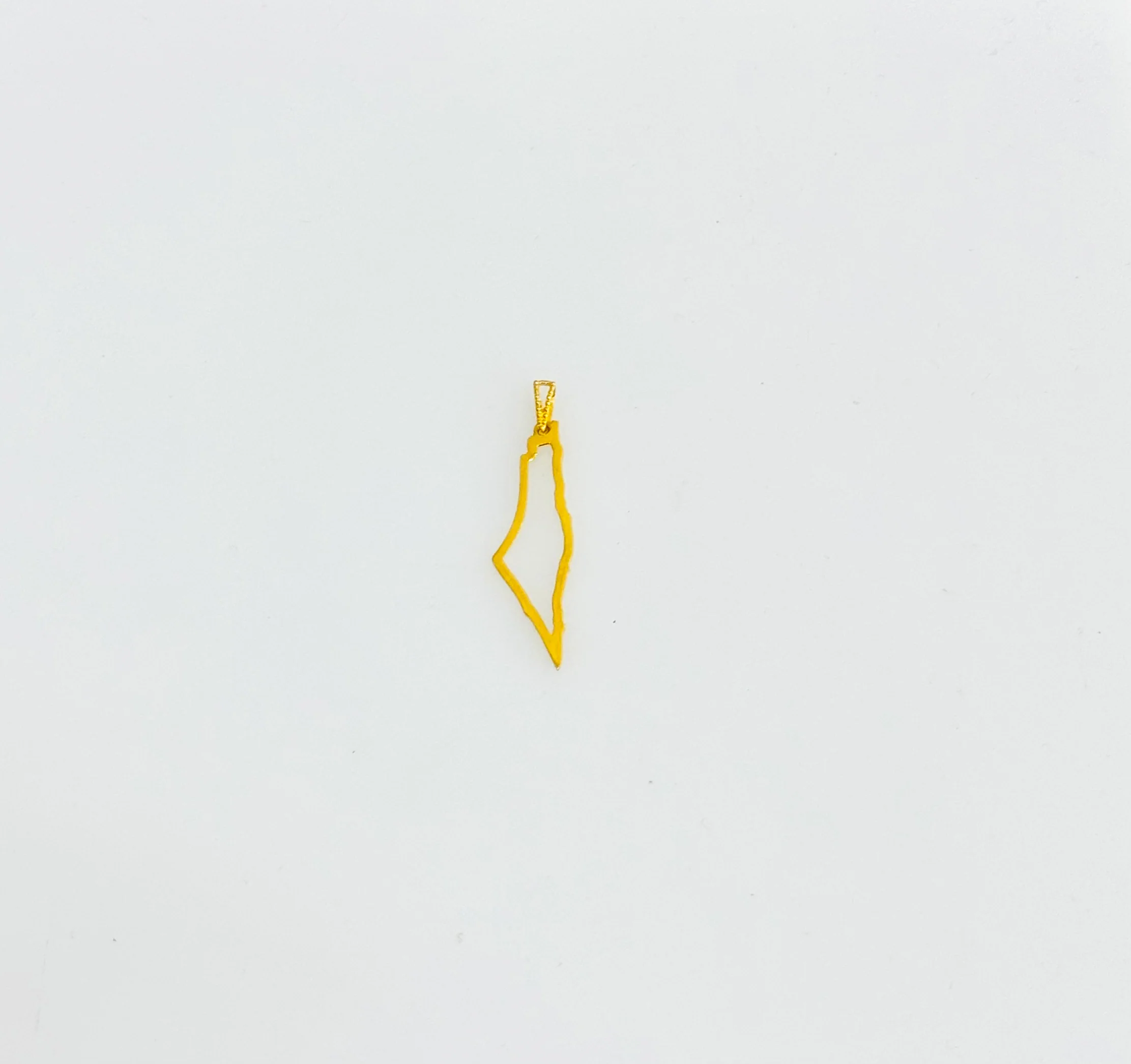 21K Gold Palestine Pendant