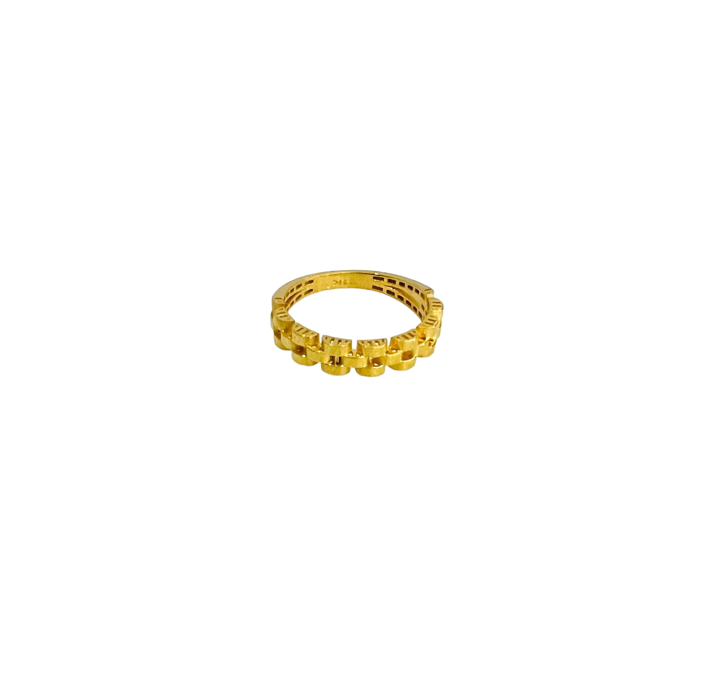 21K Gold Weave Ring - Image 2