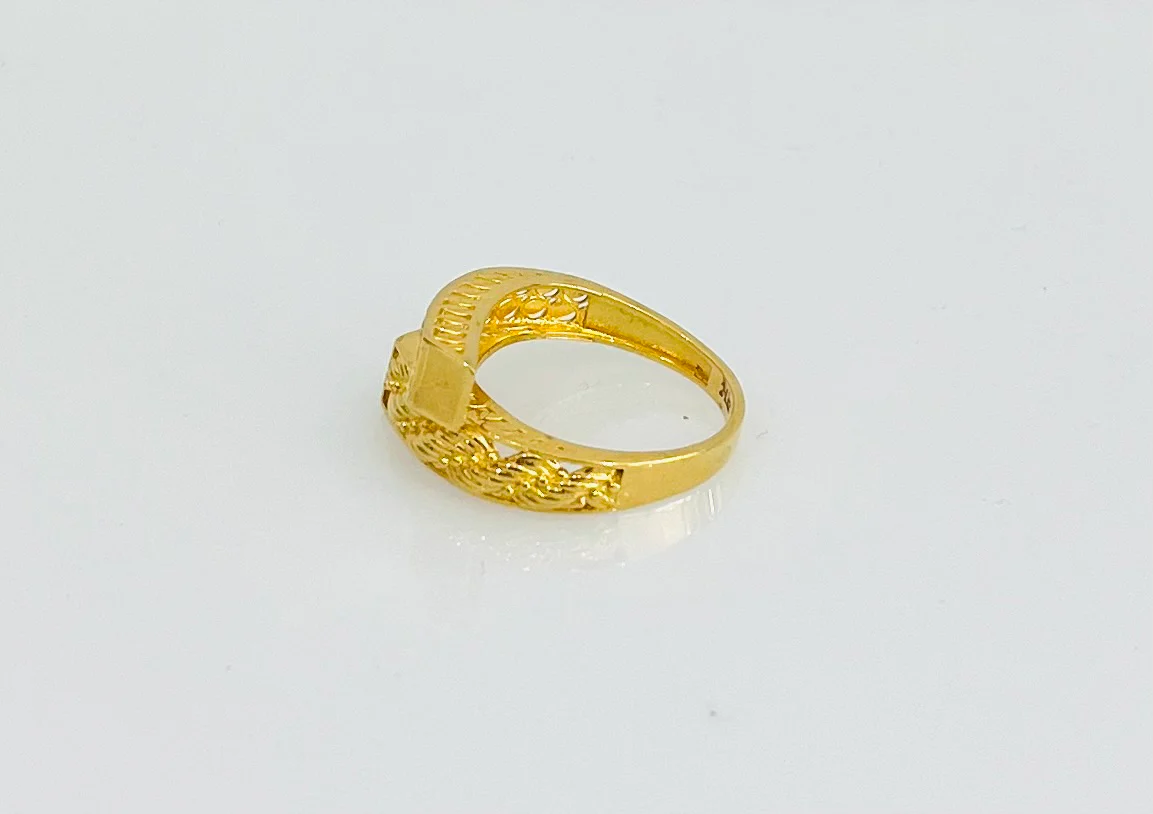 21K Gold Rope Ring - Image 2