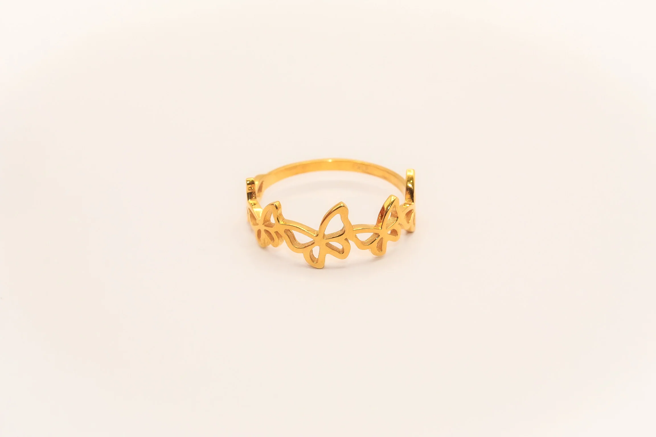21K Gold Butterfly Ring