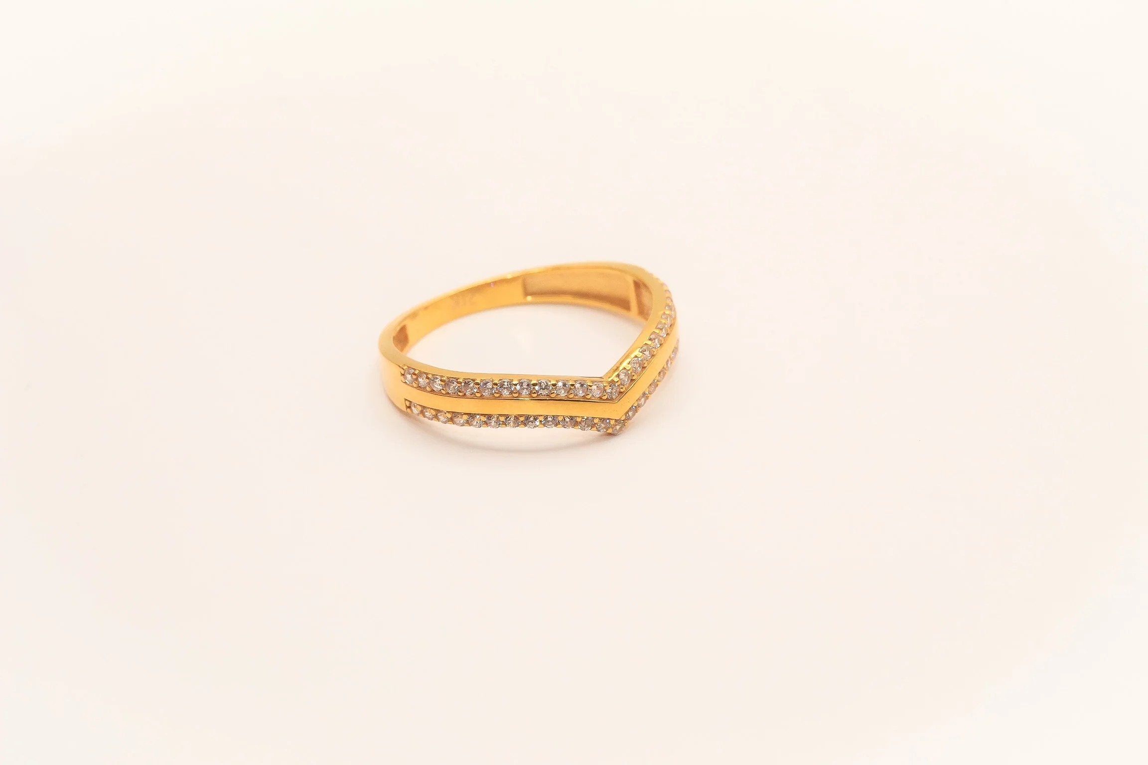 21K Gold Simple Ring