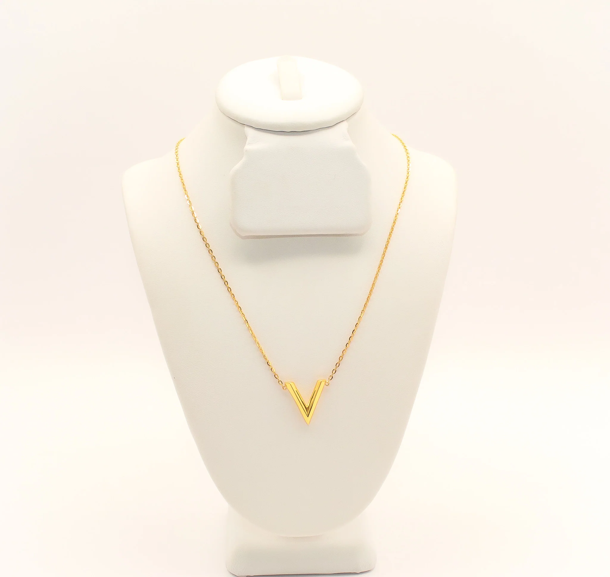 21K Gold Simple Necklace