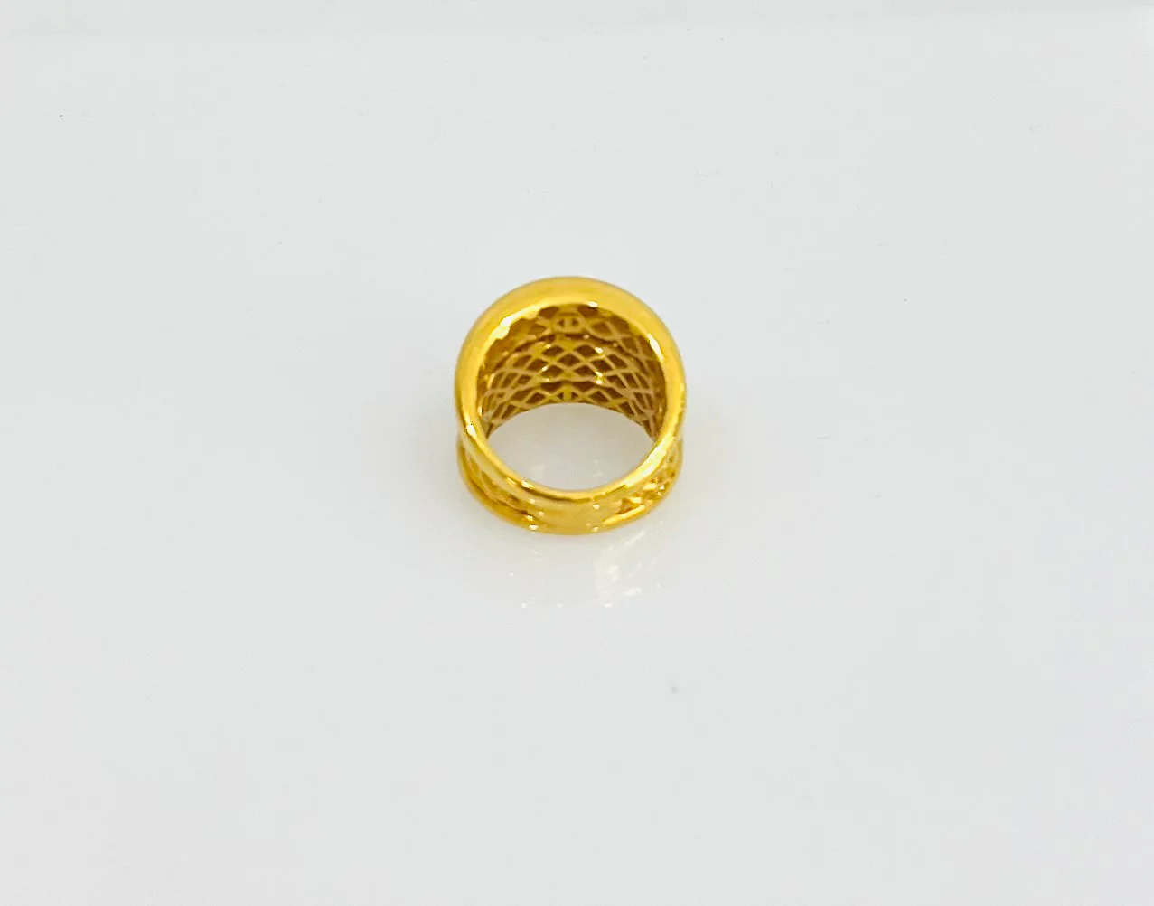21K Gold Stacked Ring - Image 3
