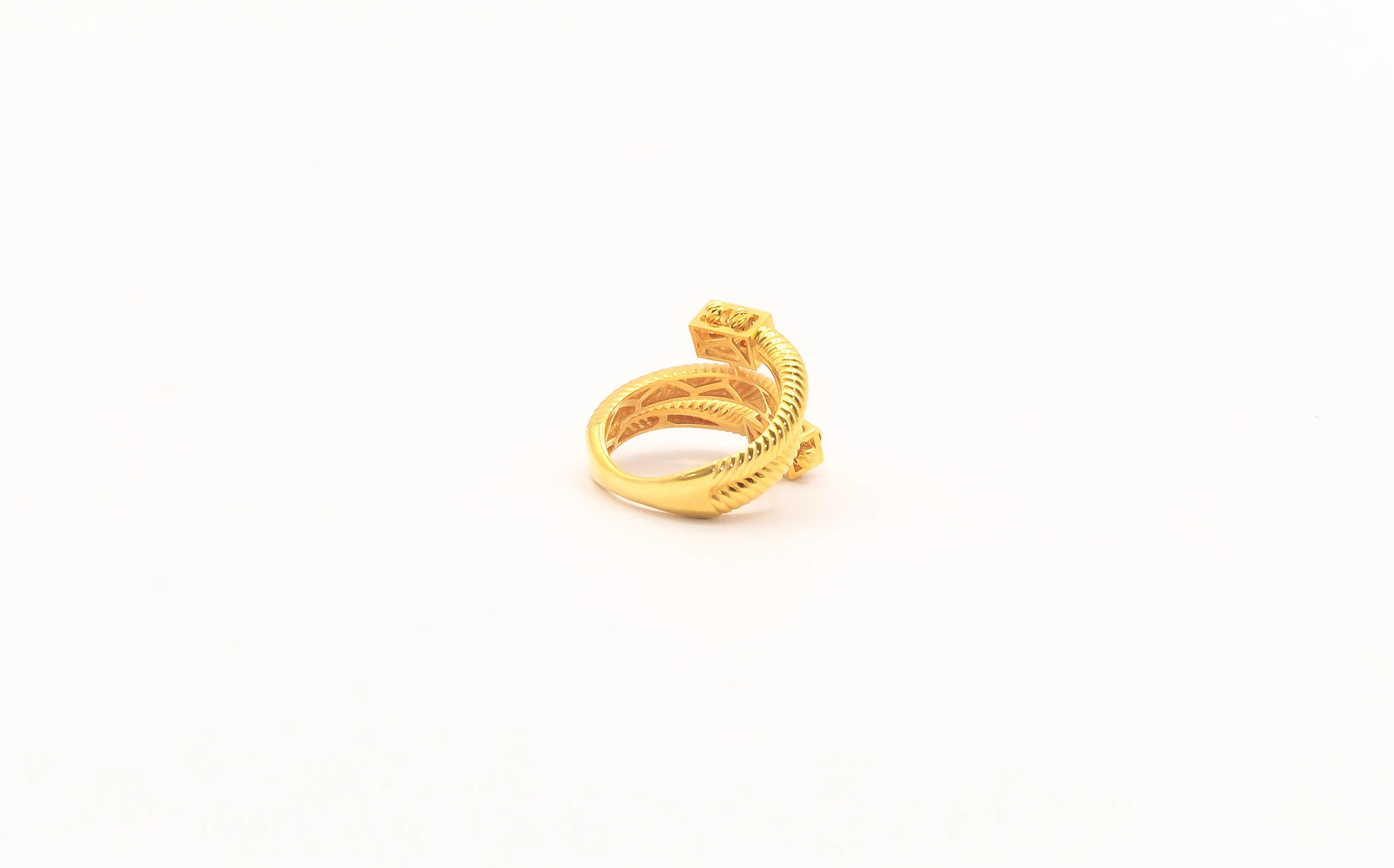 21K Gold Stacked Ring - Image 2