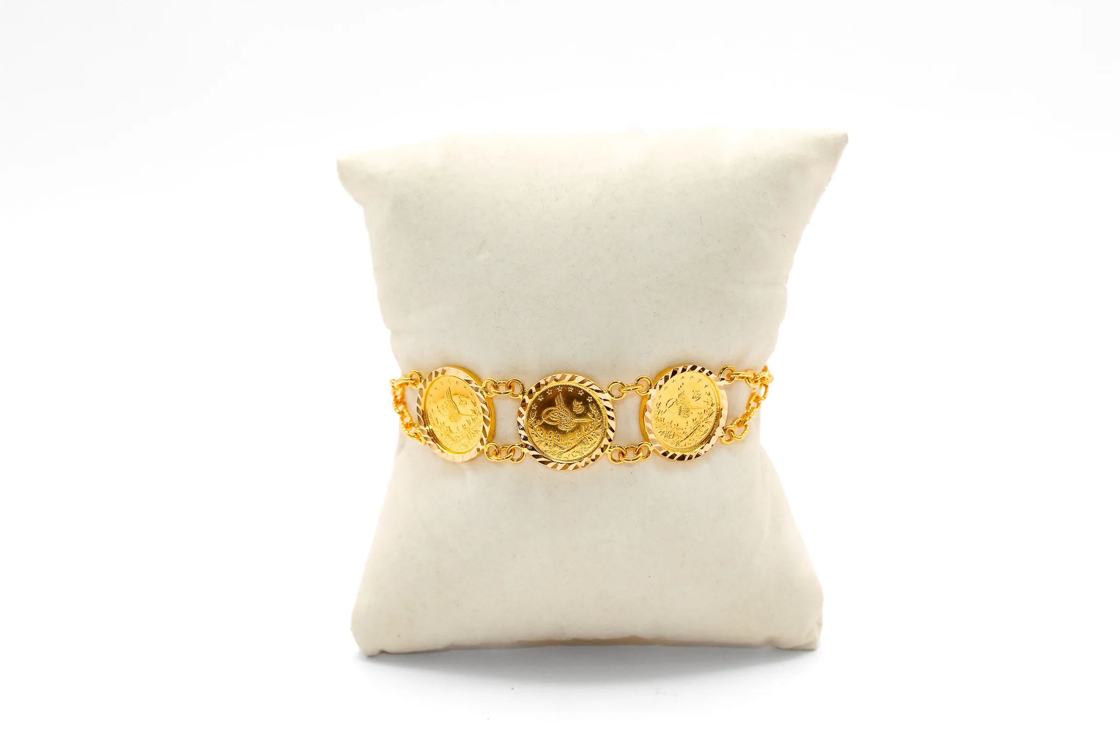 21K Gold Turkish Coin Bracelet - Image 2