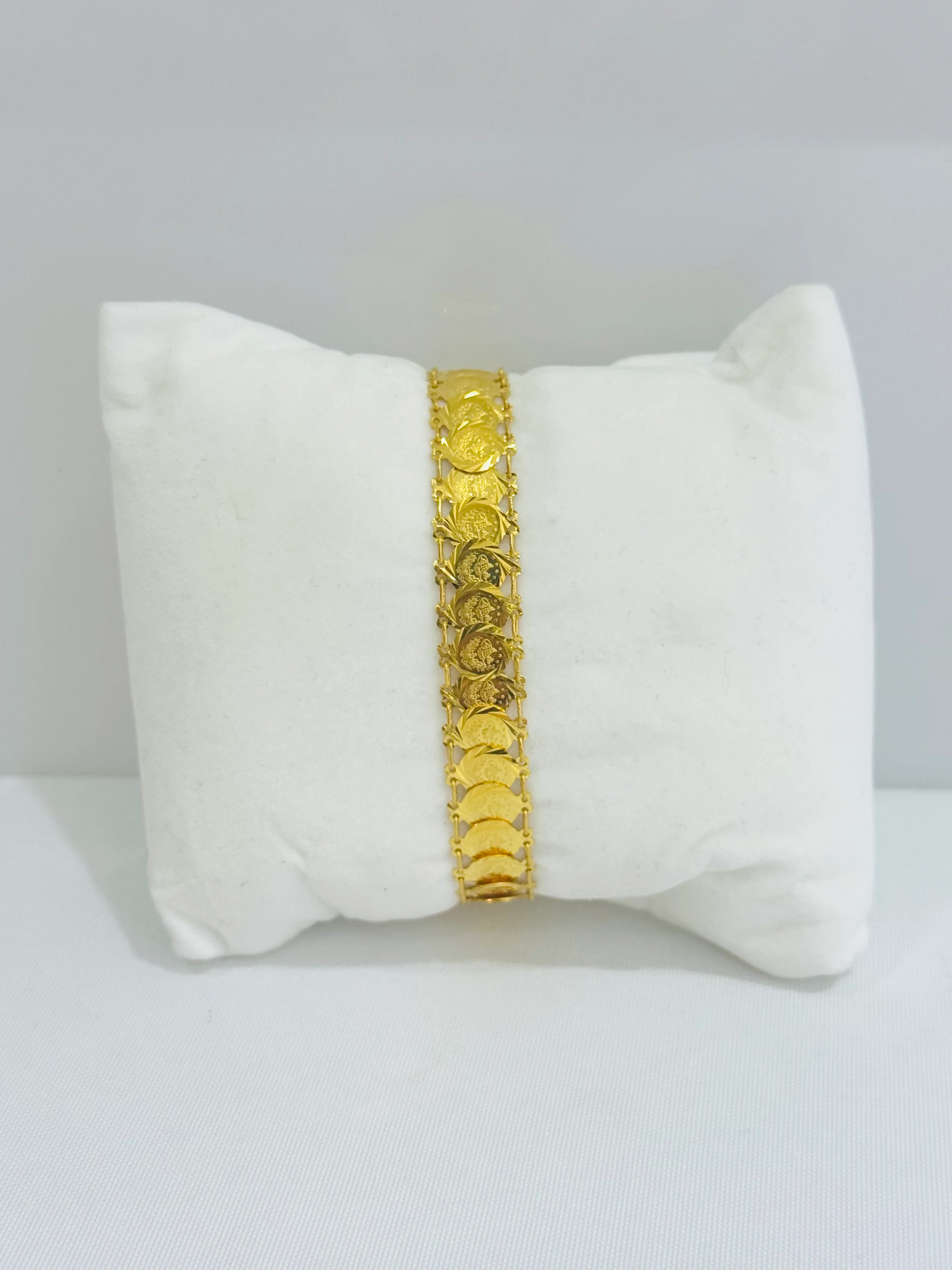 21K Gold Turkish Coin Bracelet - Image 2