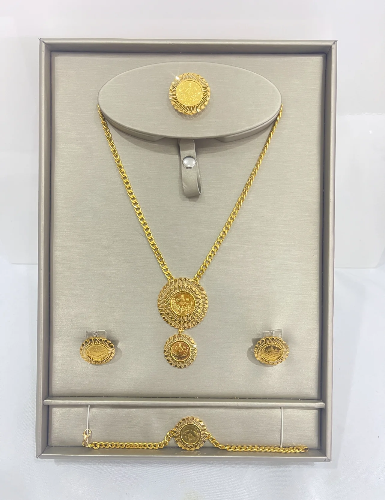 21K Gold Turkish Coin Set