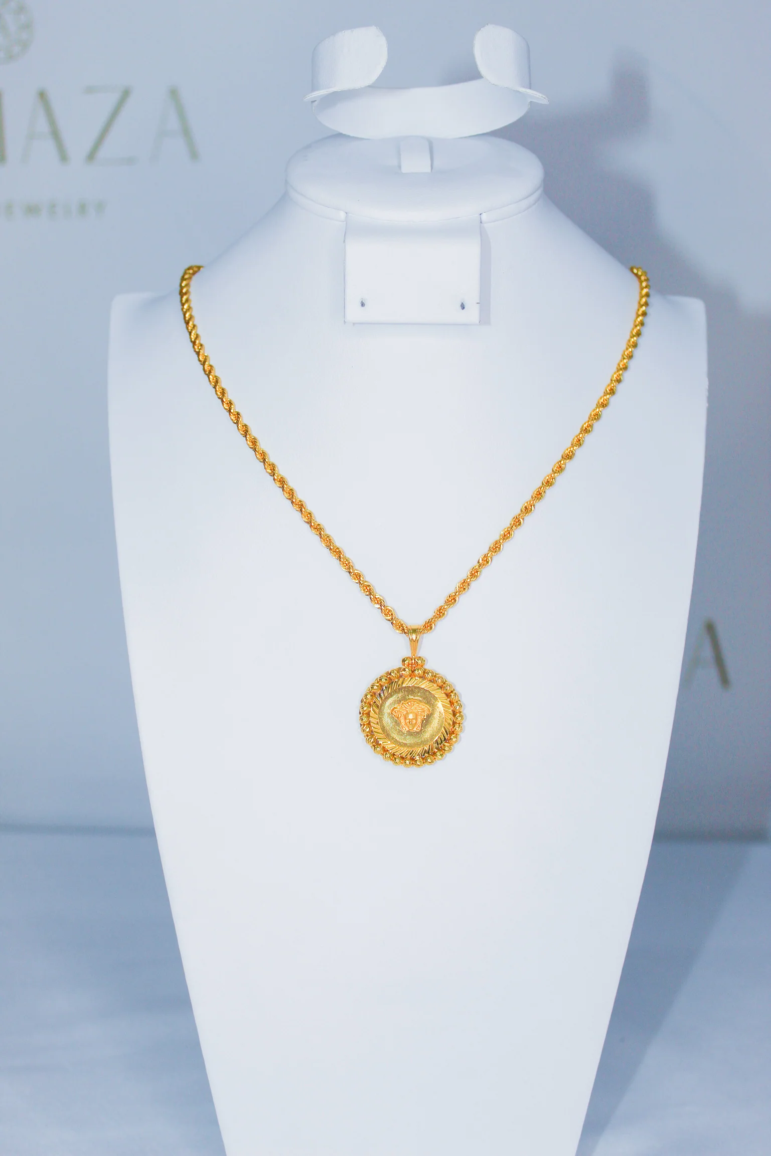 21K Gold Himo Pendant