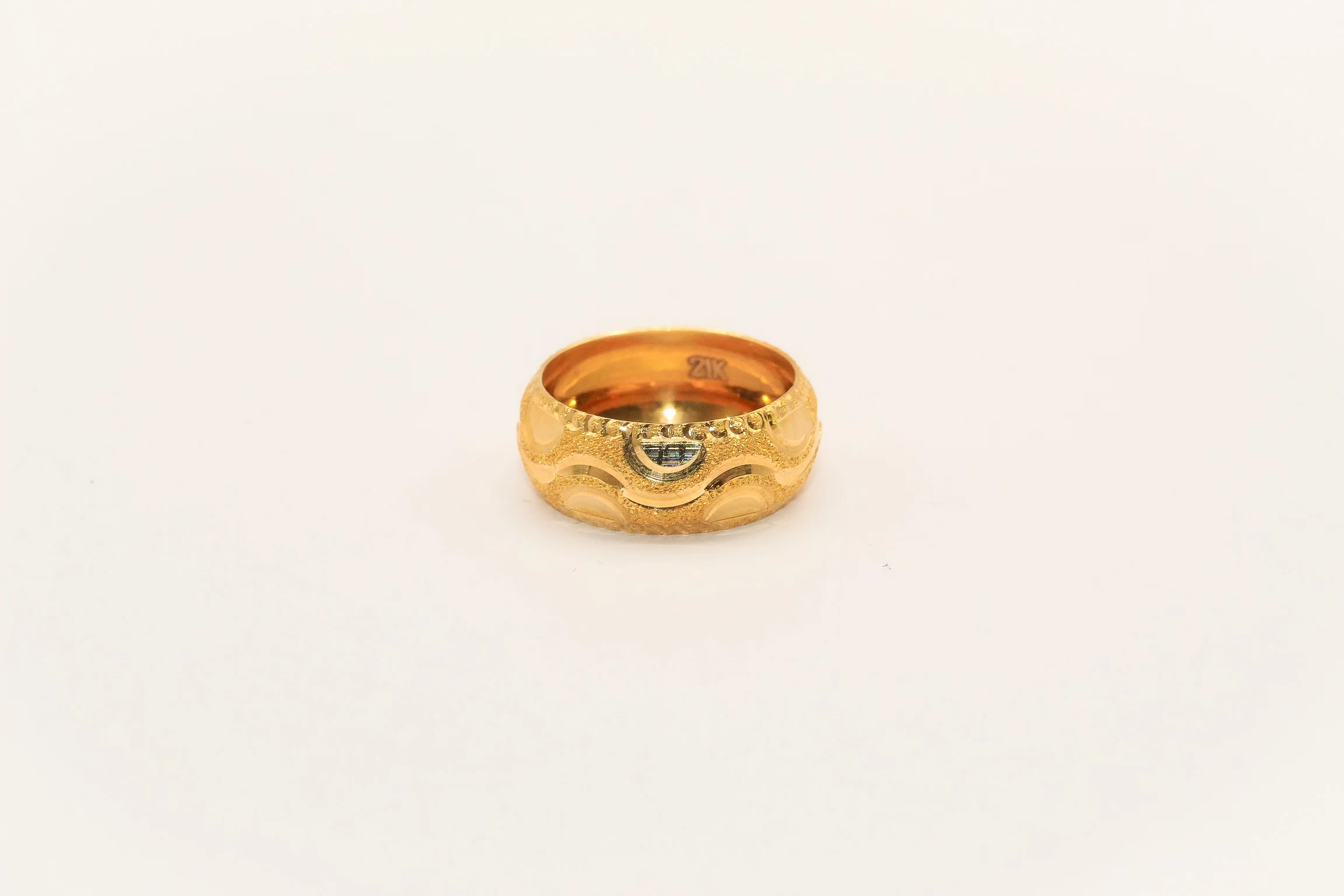 21K Gold Wide Band