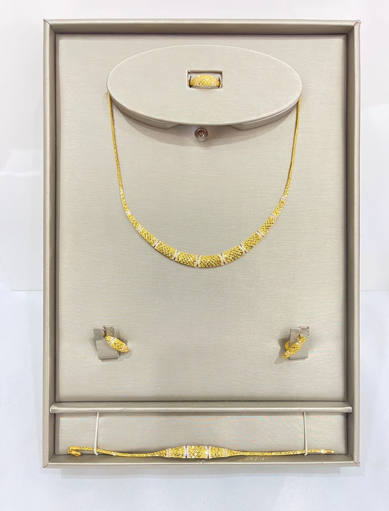 21K Gold Engagement Set